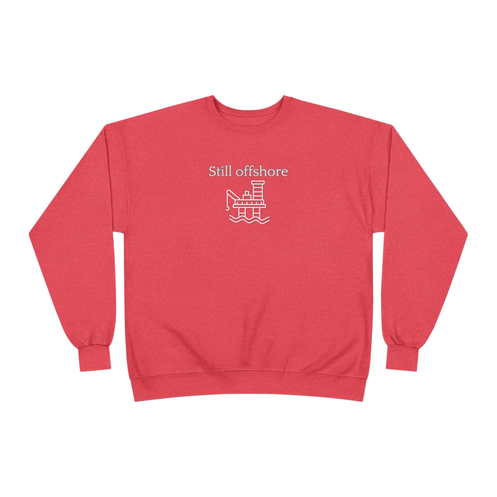 Relaxed Soft Ladies Sweatshirt - He's Offshore - oilfield