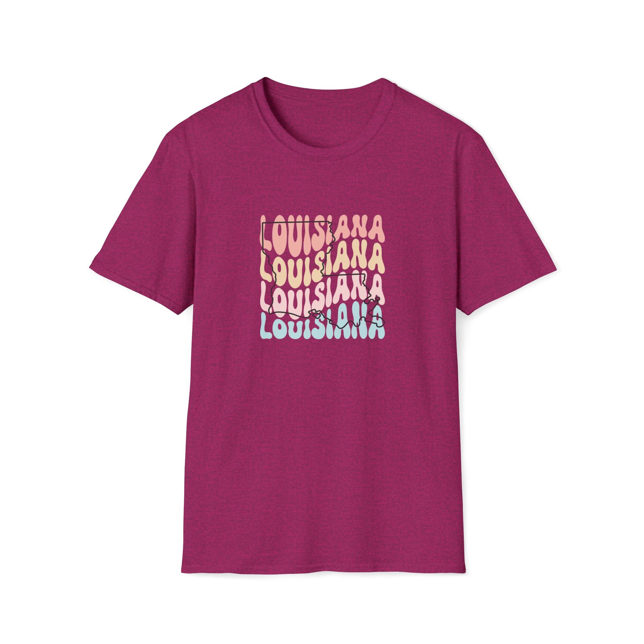 Womens Soft Relaxed Tee - Louisiana