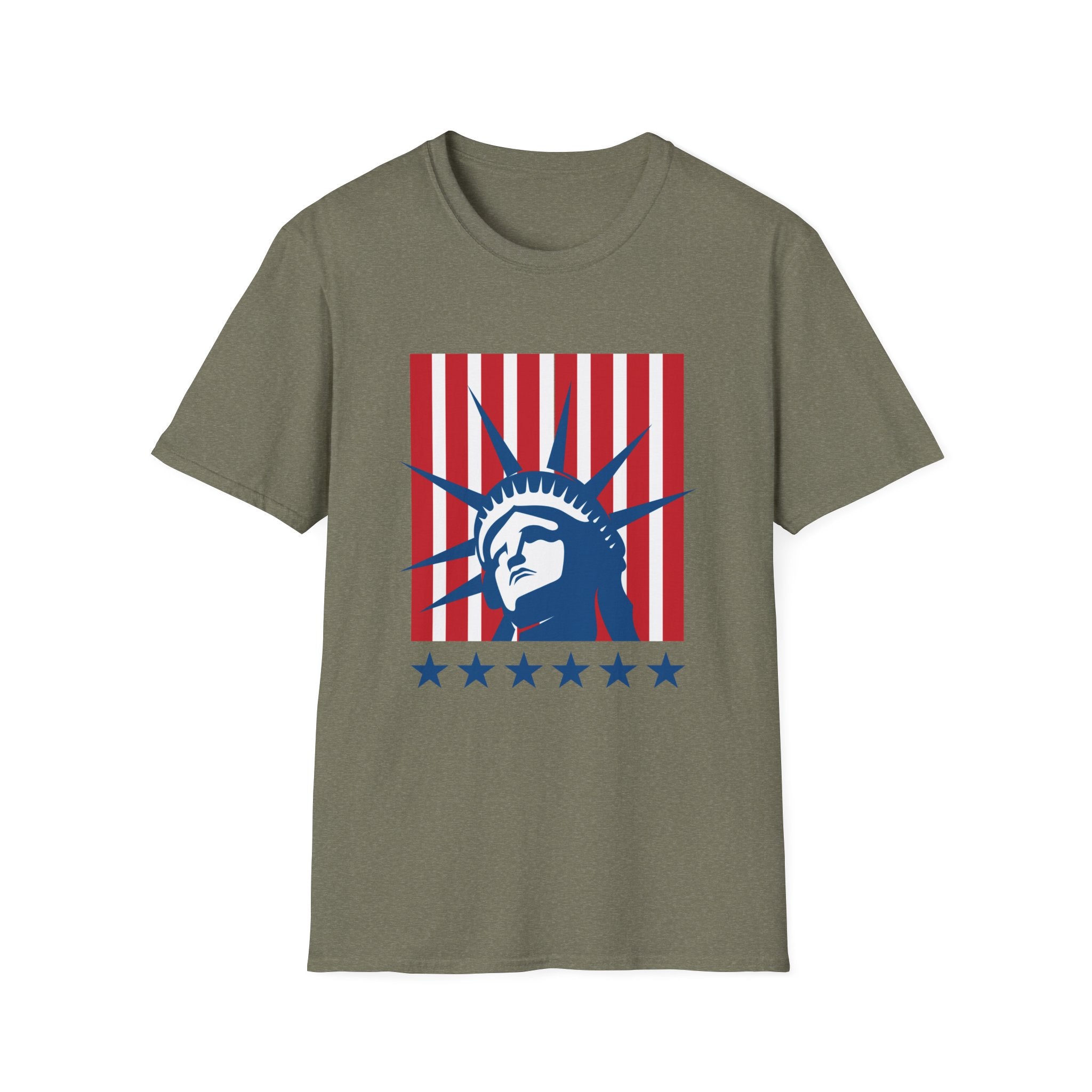 Relaxed Tee for Men & Women- Statue of Liberty