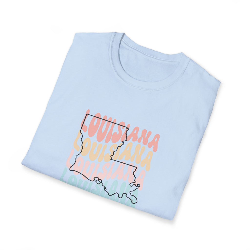 Womens Soft Relaxed Tee - Louisiana