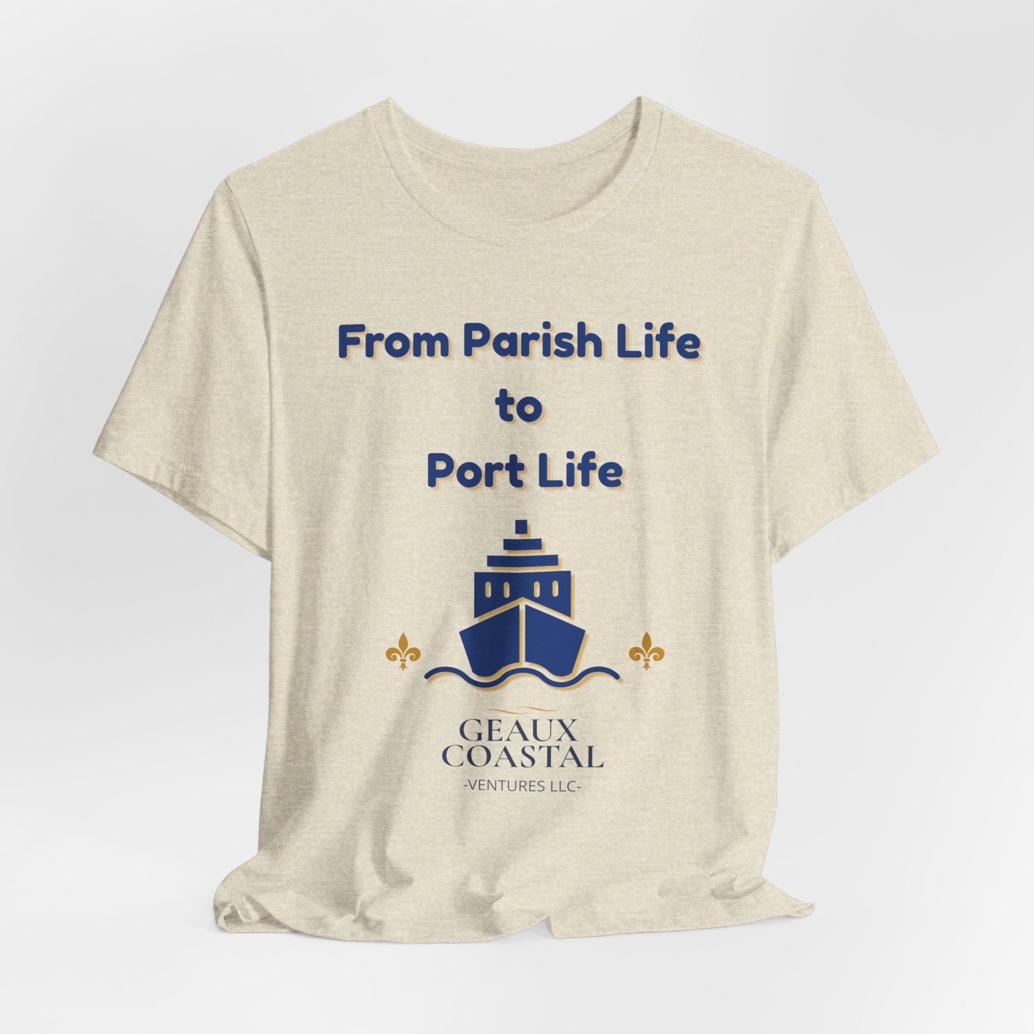 Men or Women Relaxed T Shirt - Parish and Port Cruise T Shirt