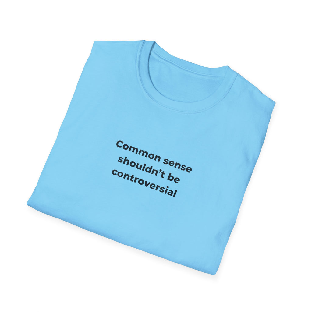 Soft Relaxed Men and Womens Tee - Common Sense