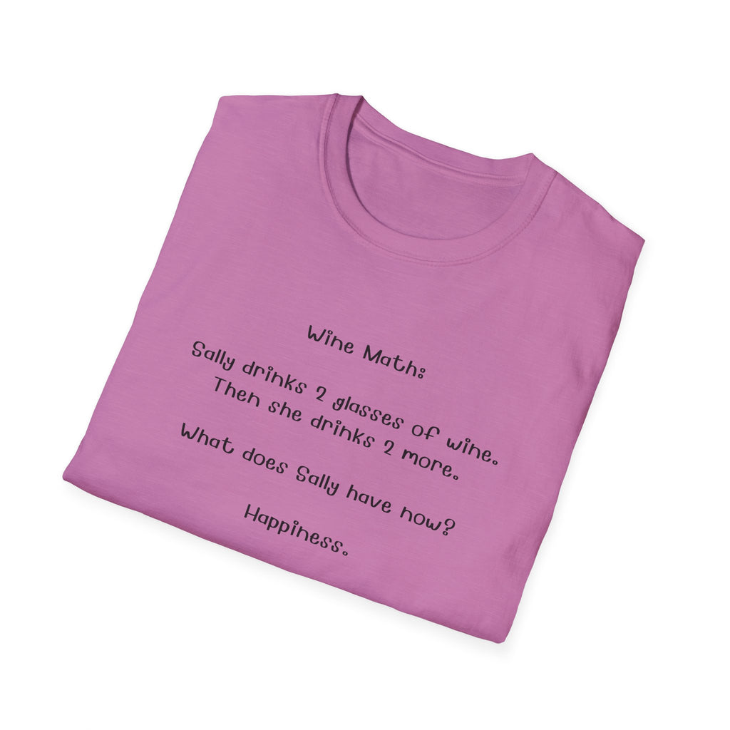 Woman Soft T Shirt - Regular Fit - Wine Math