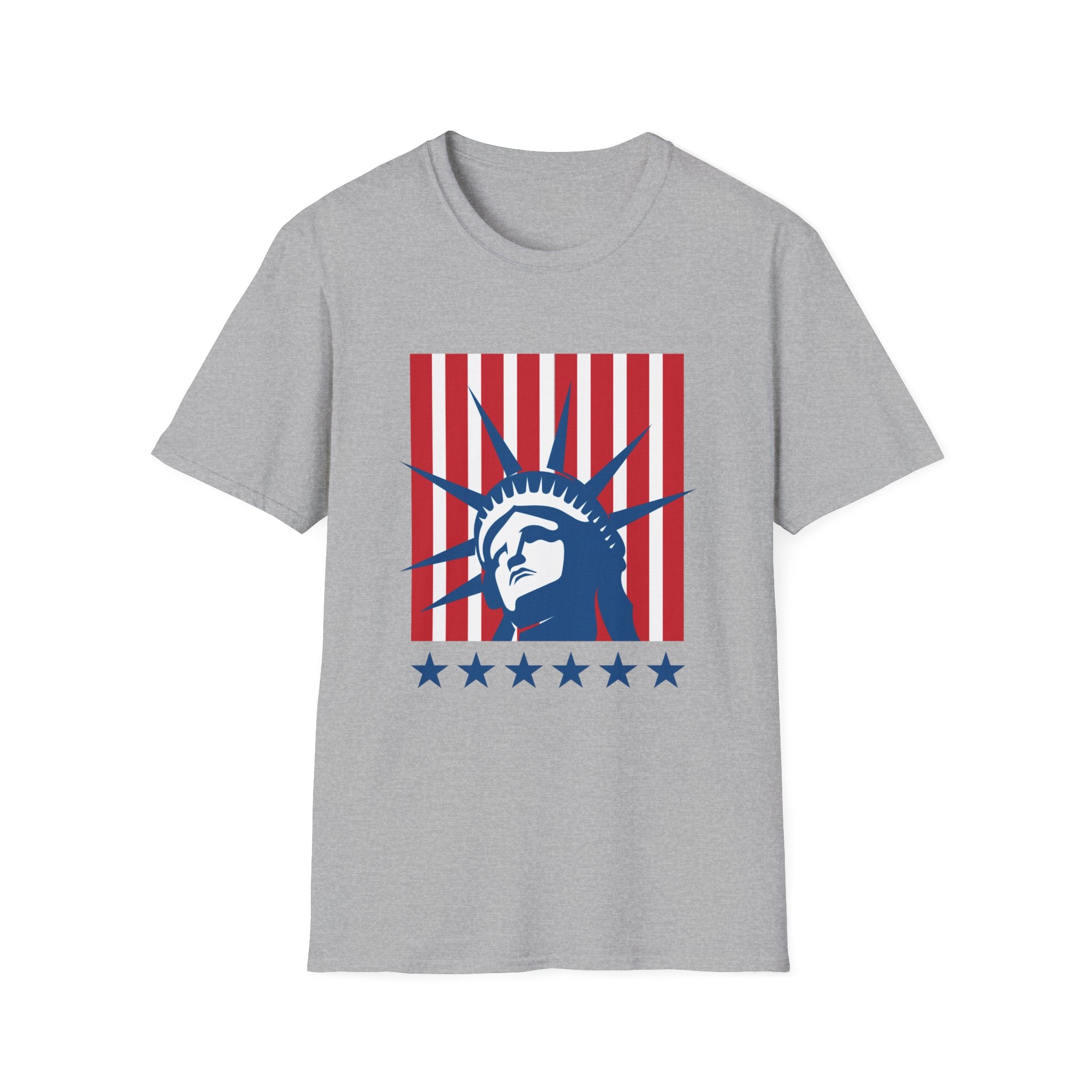 Relaxed Tee for Men & Women- Statue of Liberty