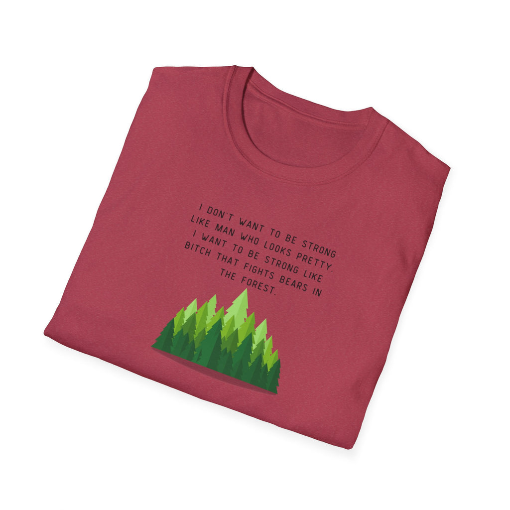 Women's Soft Relaxed Tee - Strong Women - bear
