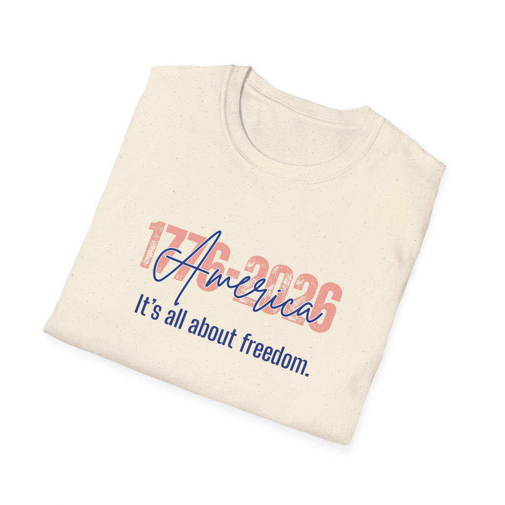 Relaxed Soft Tee Men & Women Its all about freedom