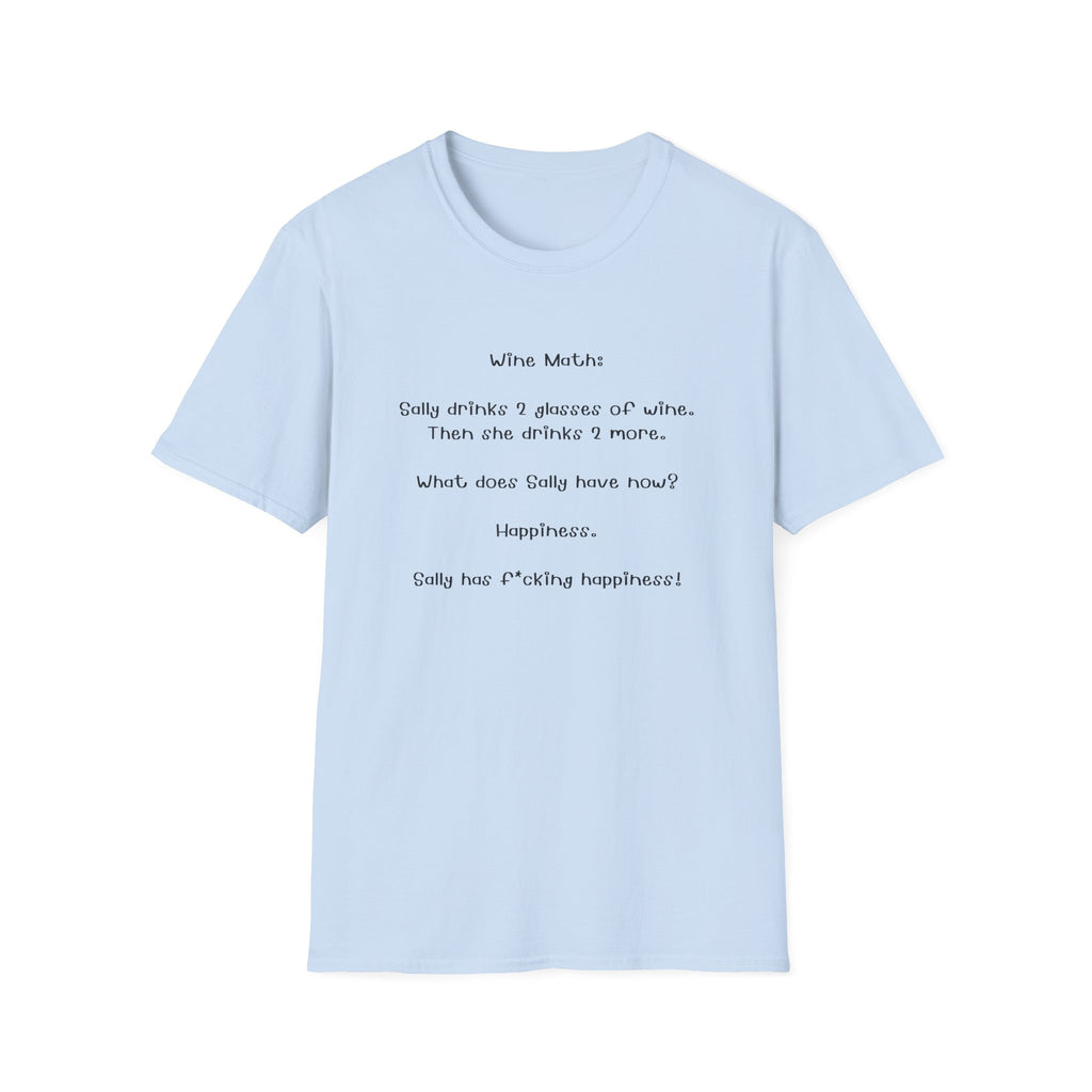 Woman Soft T Shirt - Regular Fit - Wine Math
