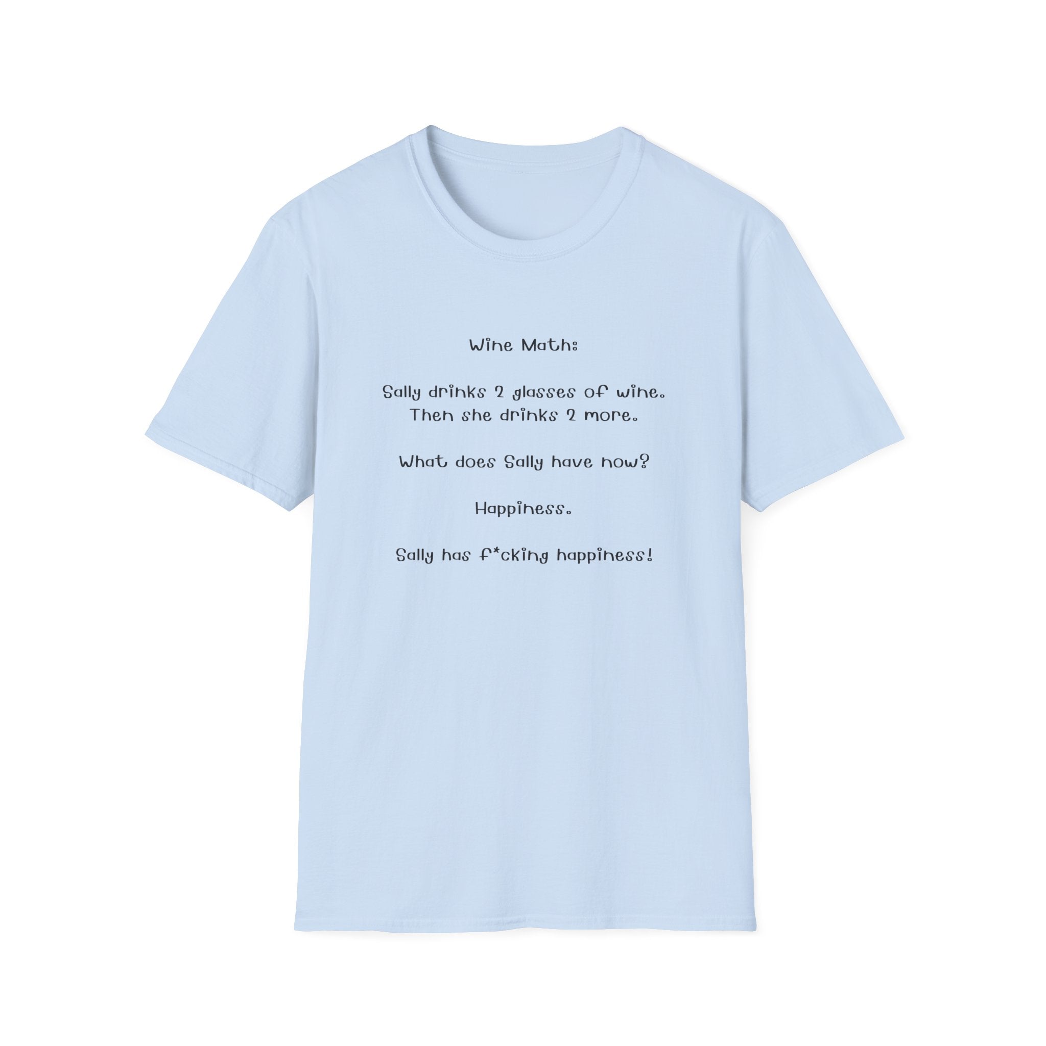 Woman Soft T Shirt - Regular Fit - Wine Math