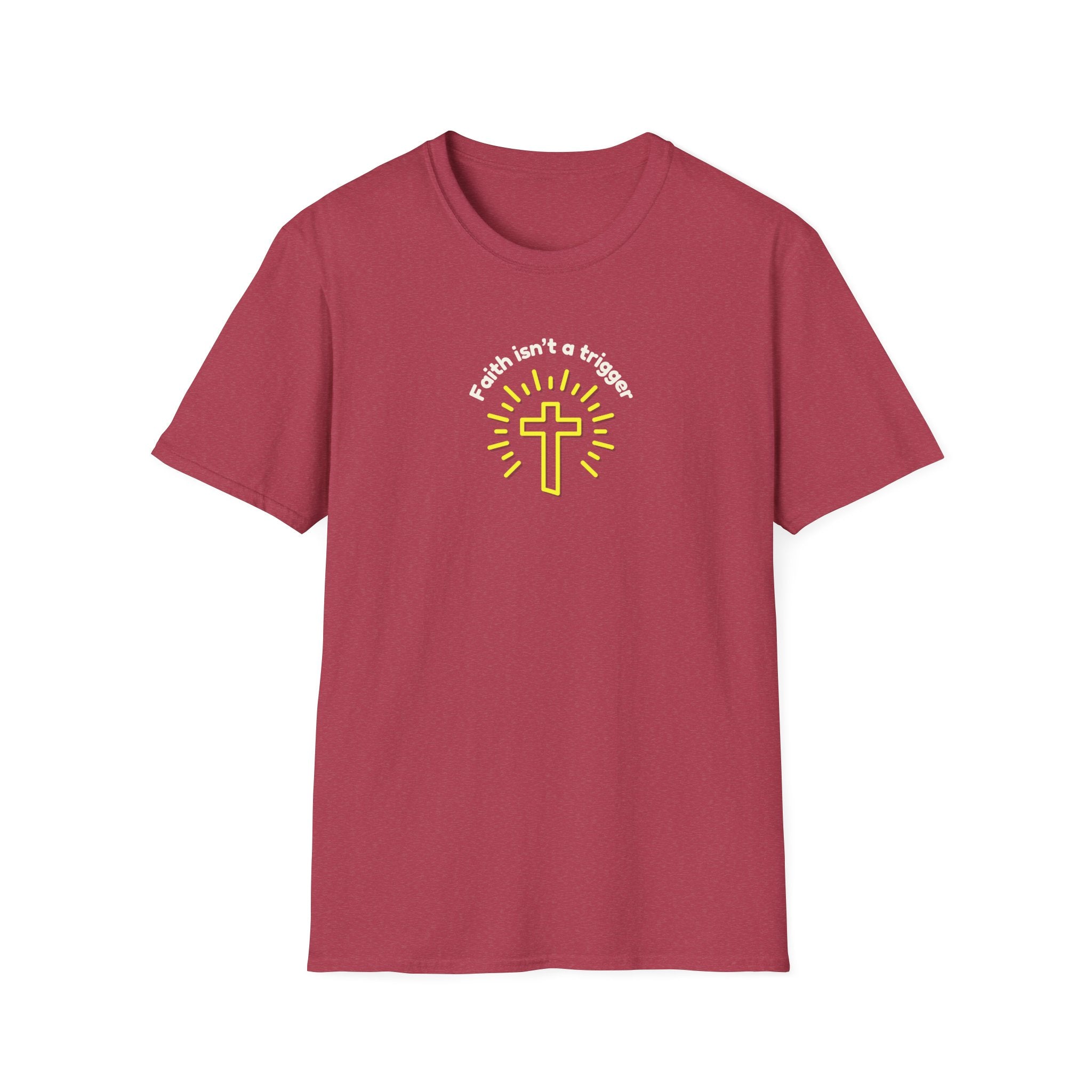 Men's Soft Relaxed tee - Faith isn't a trigger