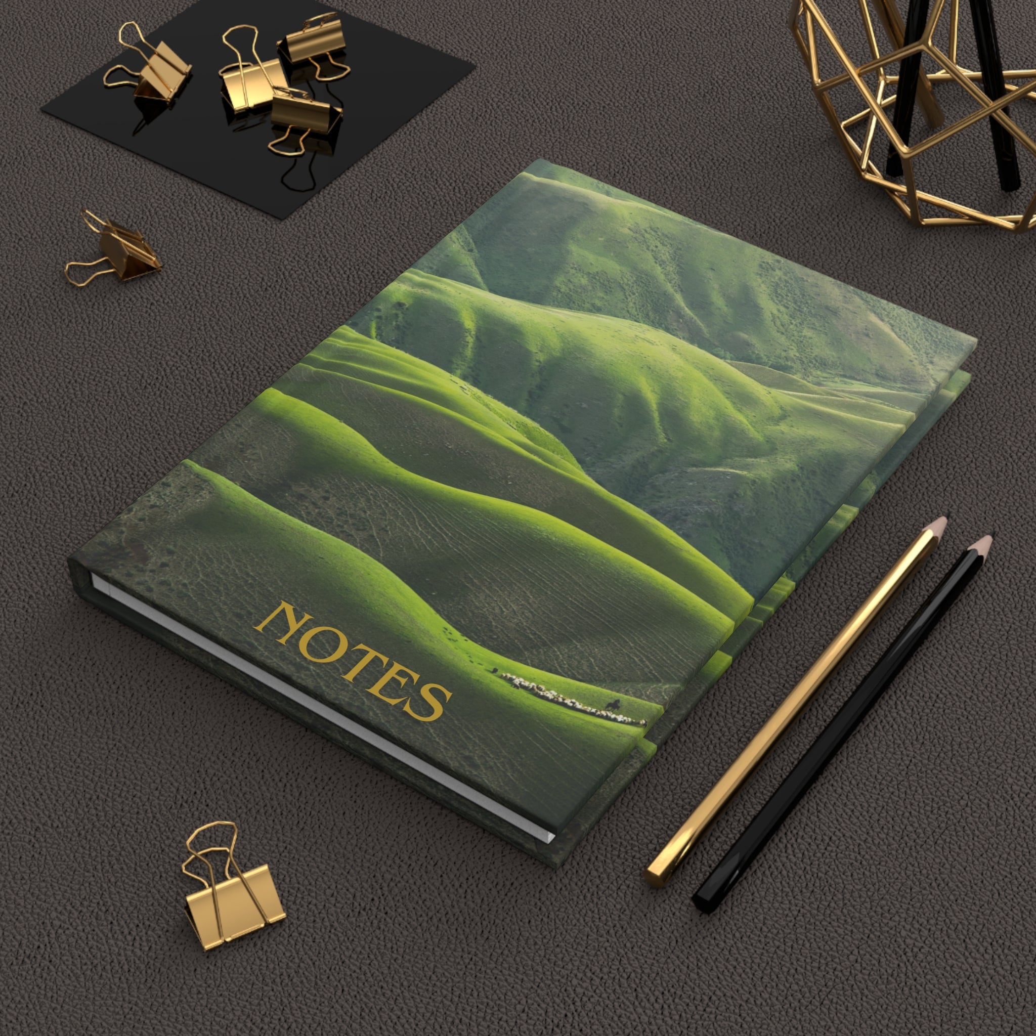 Hardcover Journal Matte - Field (Green) Notes