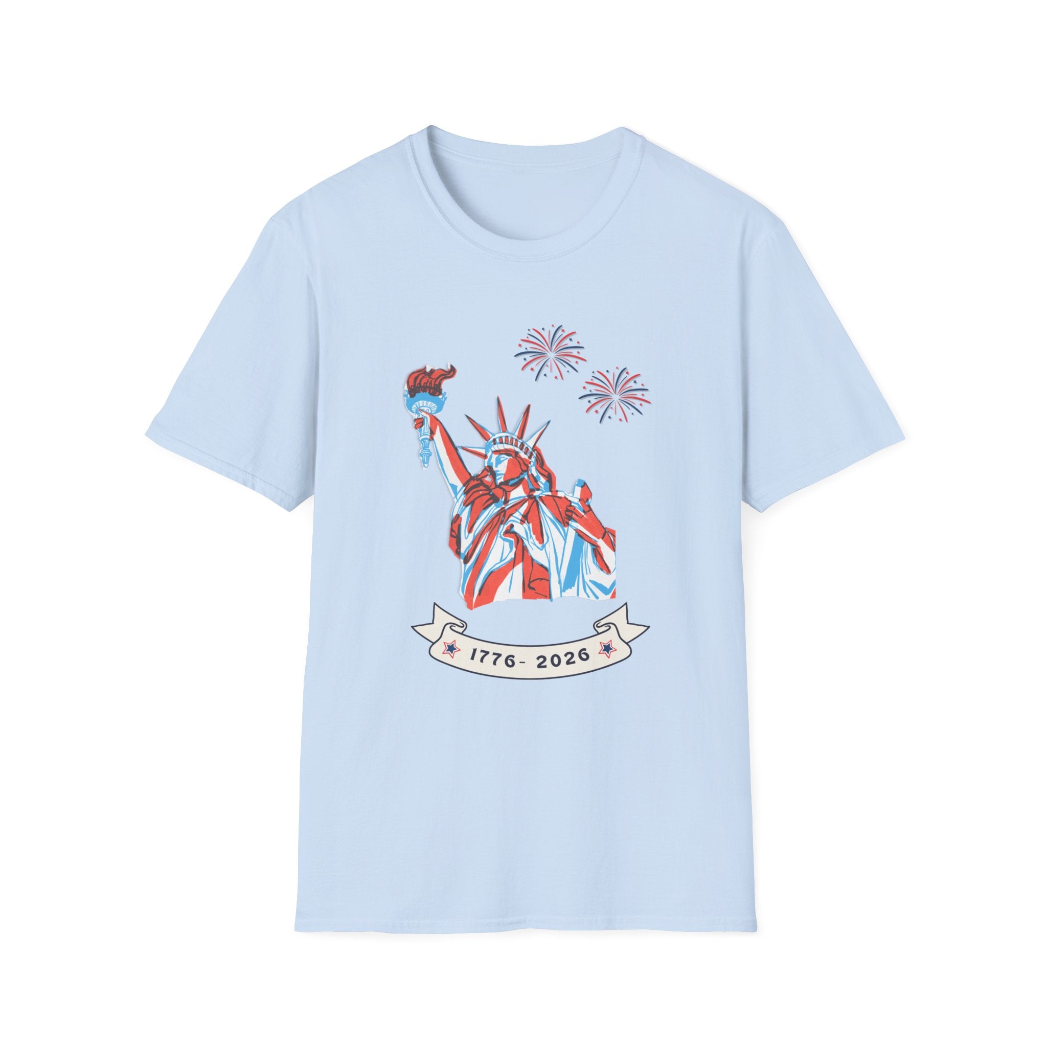 Relaxed Soft Tee- Men & Women - Statue of Liberty 250
