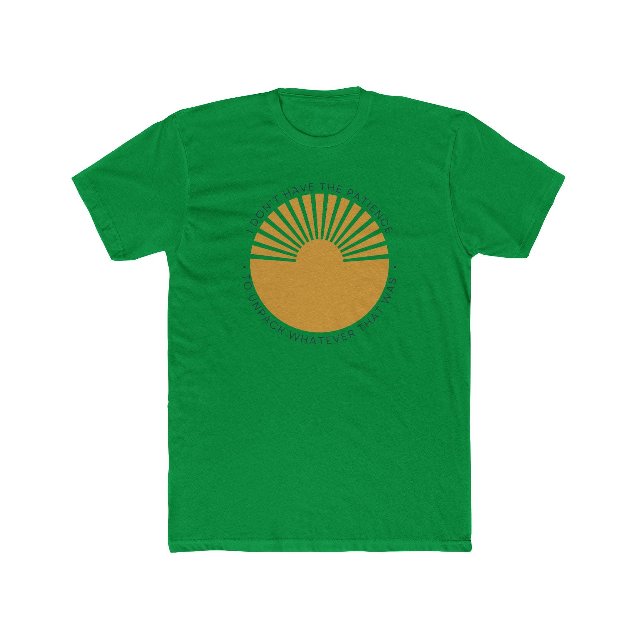 Relaxed Men's Soft Tee - Patience to Unpack
