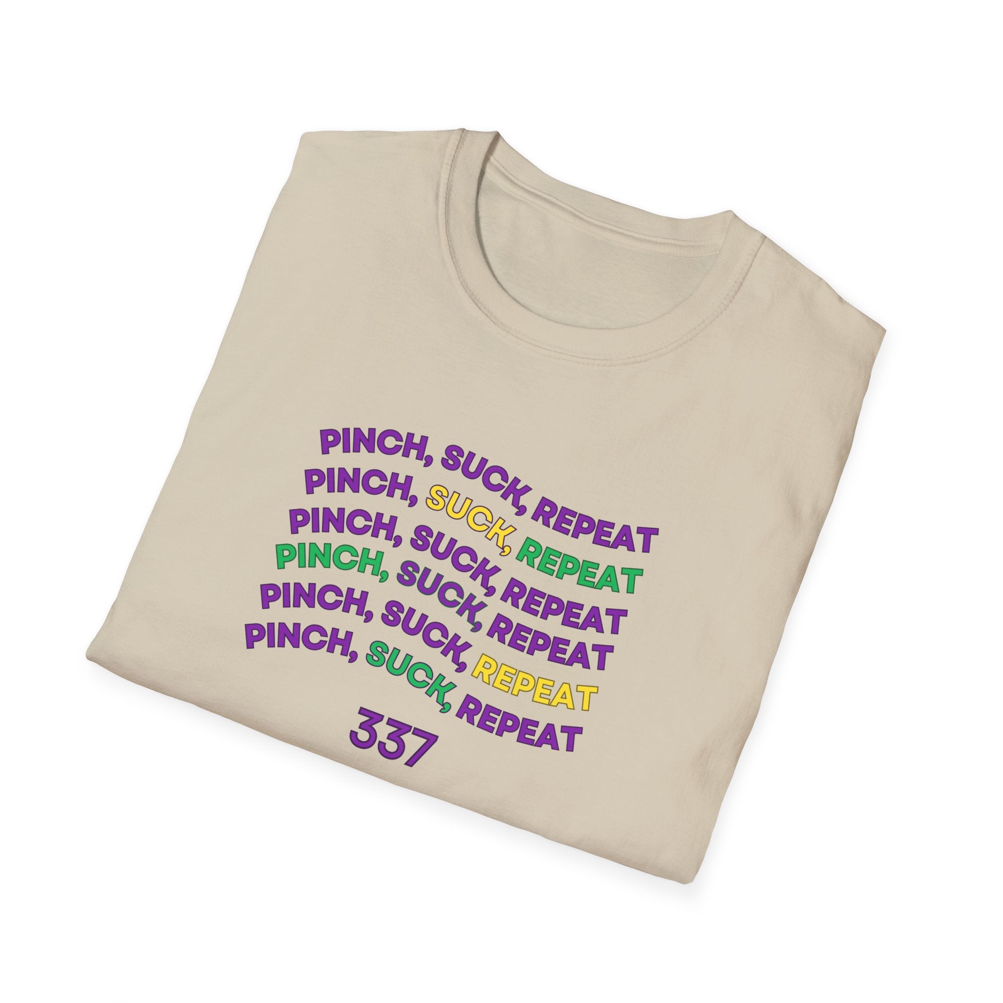 Soft Tee - (Men & Women) - "Mardi Gras"  '337'