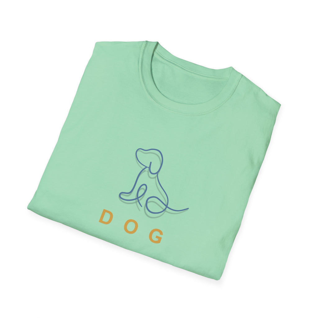 Men and Women Dog Soft Relaxed T Shirt