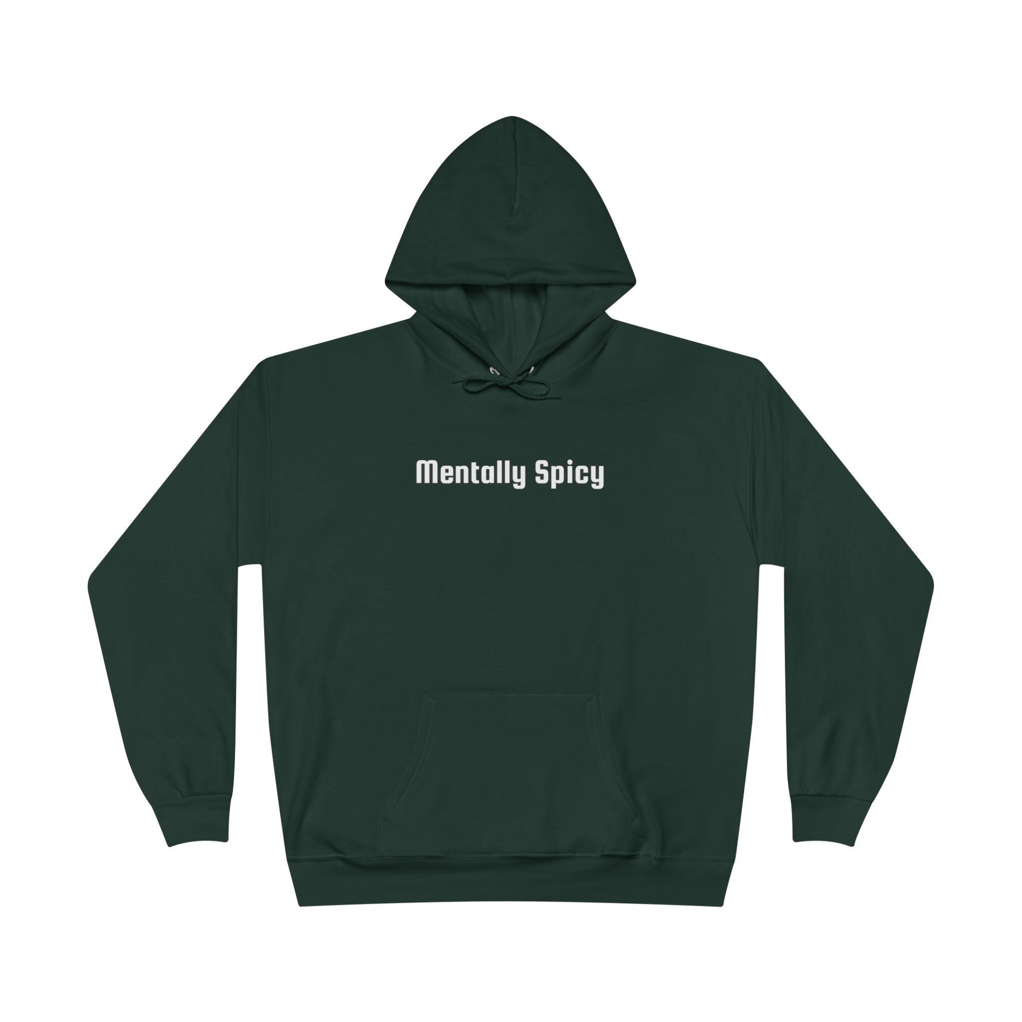 Men and Women - Relaxed - Pullover Hoodie Sweatshirt - Mentally Spicy Dark Colors