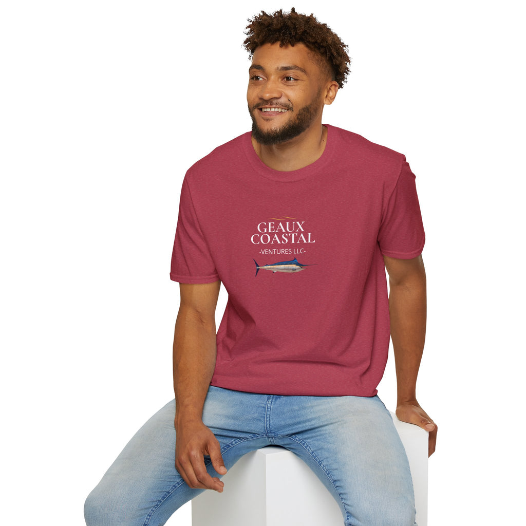 Soft Relaxed Mens Geaux Coastal Marlin Tee