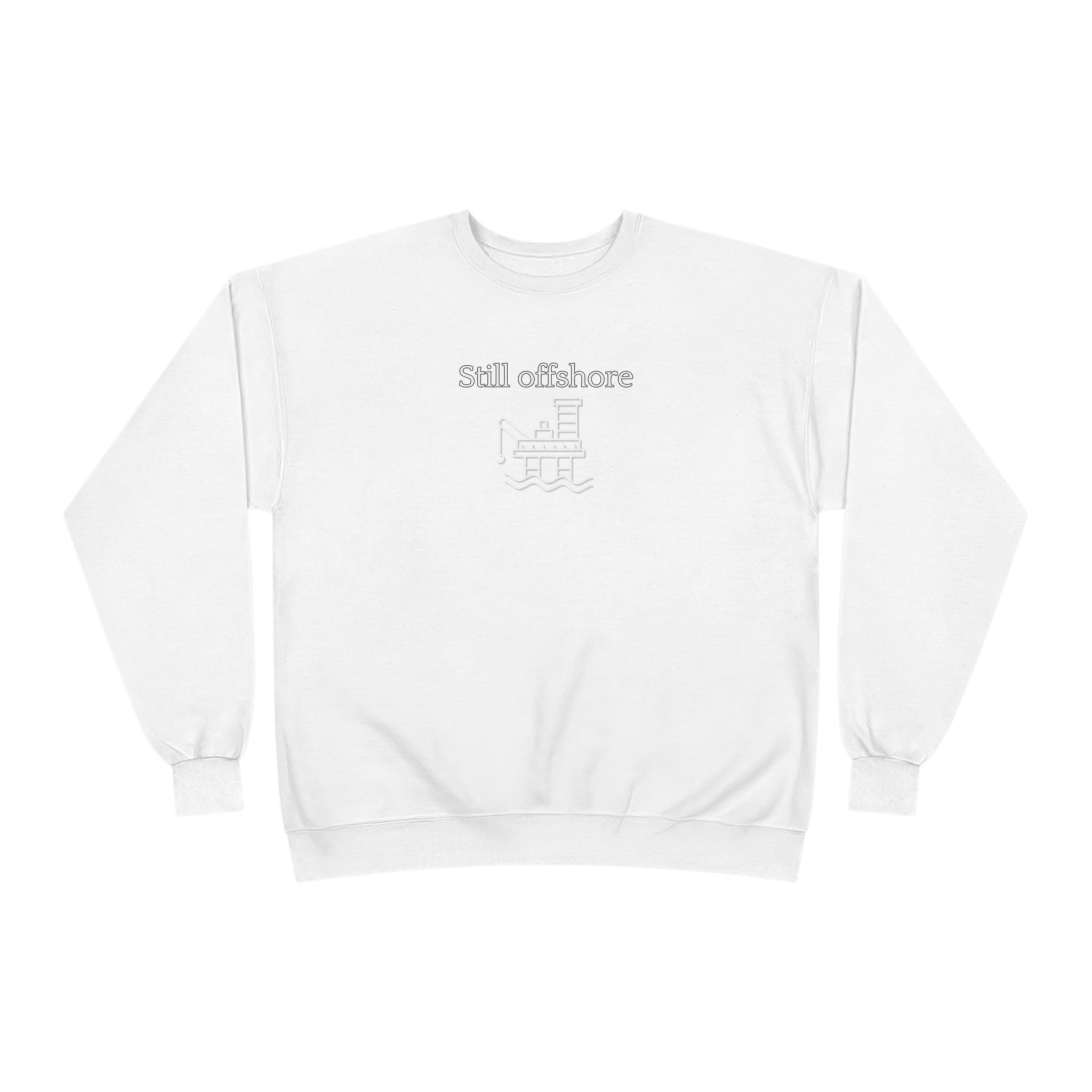 Relaxed Soft Ladies Sweatshirt - He's Offshore - oilfield