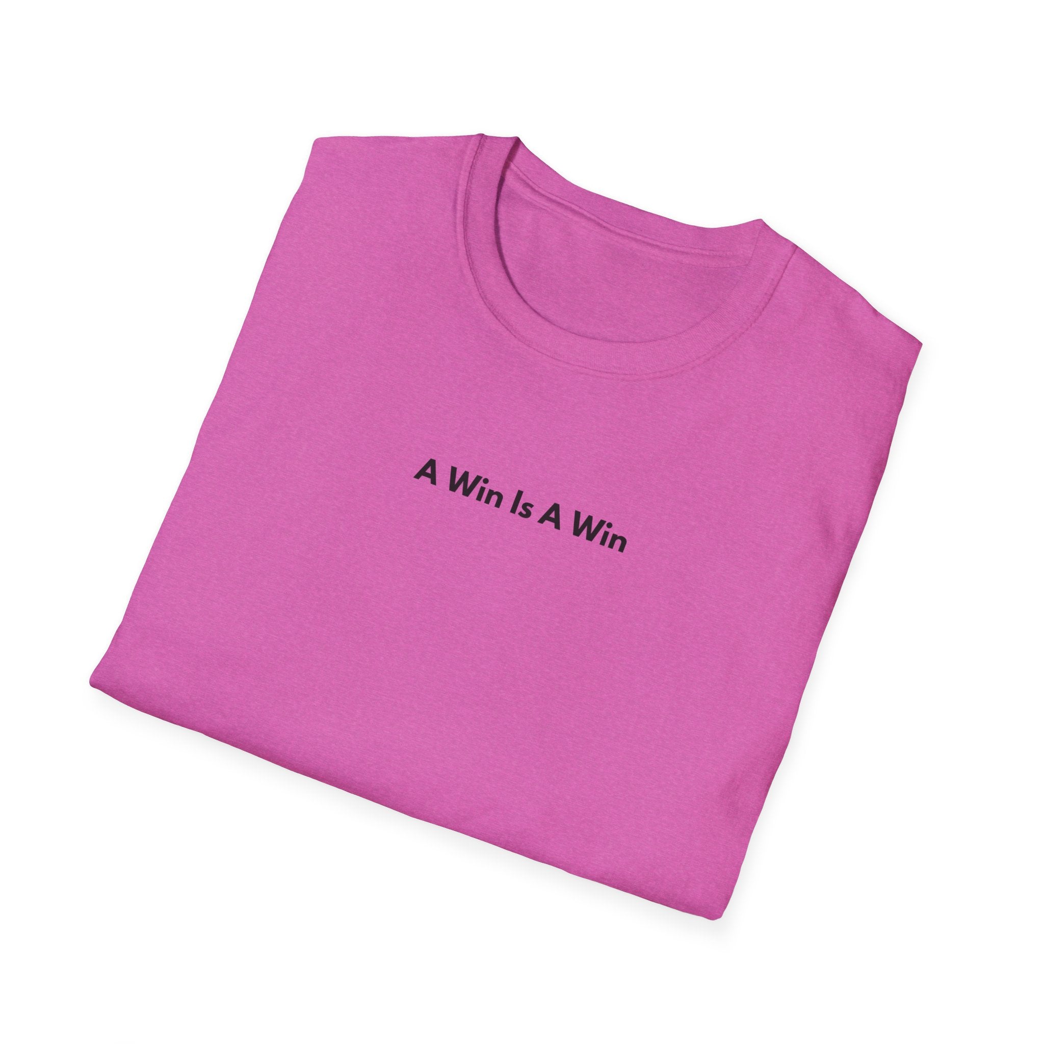 Men & Women Soft Relaxed Tee - a win is a win