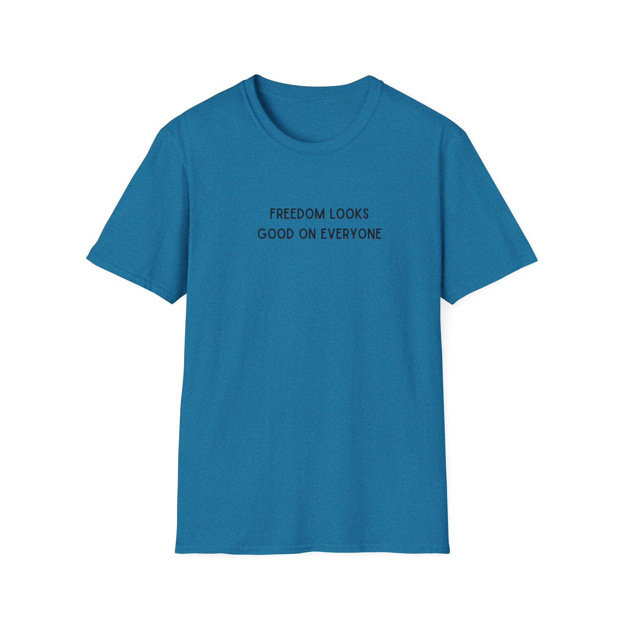 Mens Super Soft Relaxed Tee - Freedom Looks Good