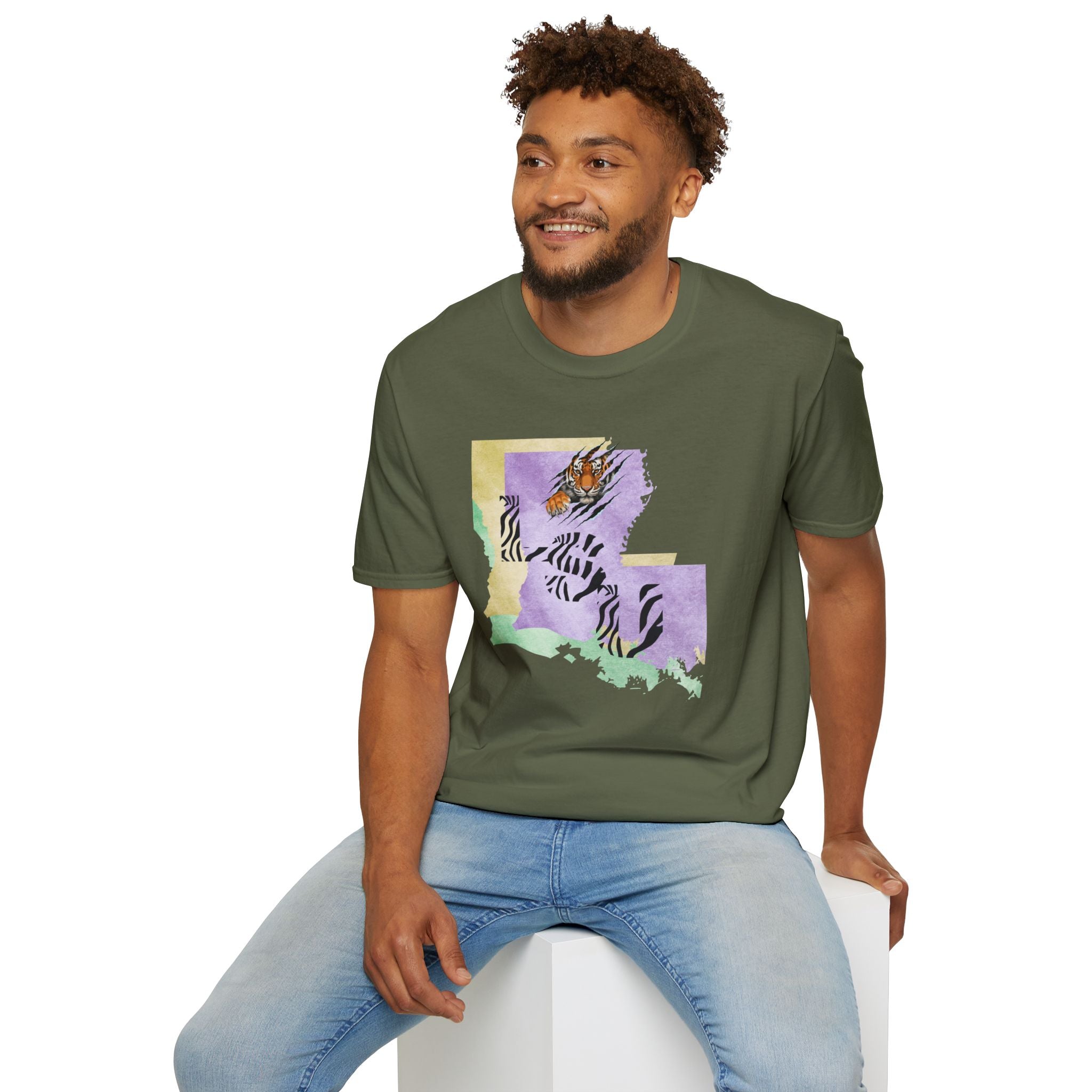 Mens Soft and Relaxed T Shirt - LSU Tigers