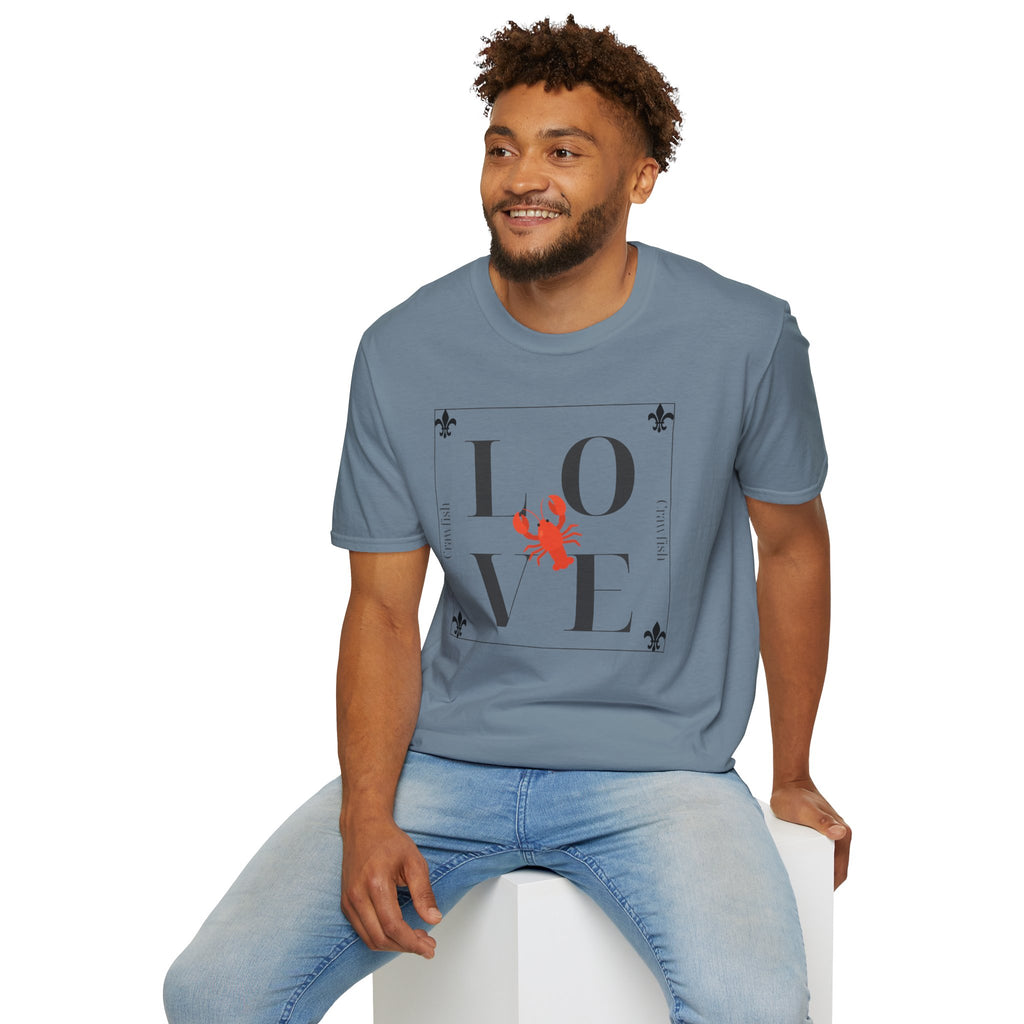Unisex Soft Relaxed Tee - Crawfish Love (Men & Women)