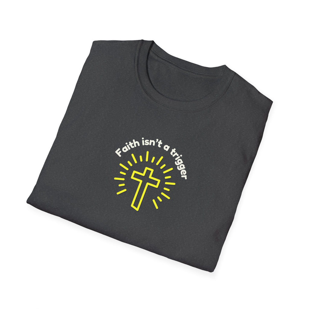 Men's Soft Relaxed tee - Faith isn't a trigger