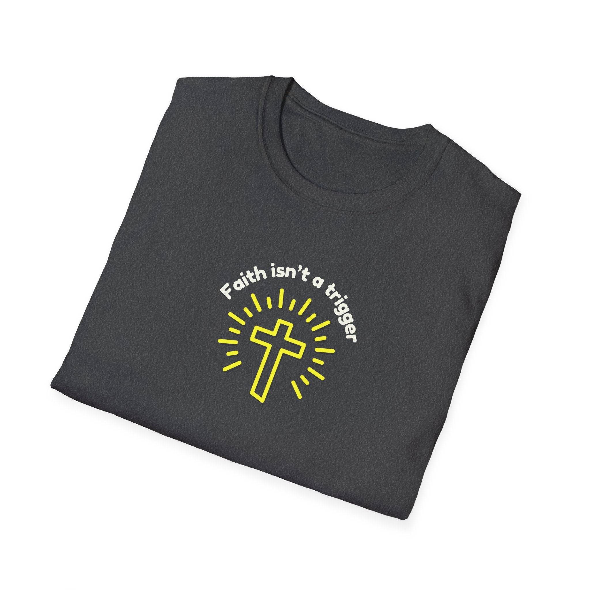 Men's Soft Relaxed tee - Faith isn't a trigger