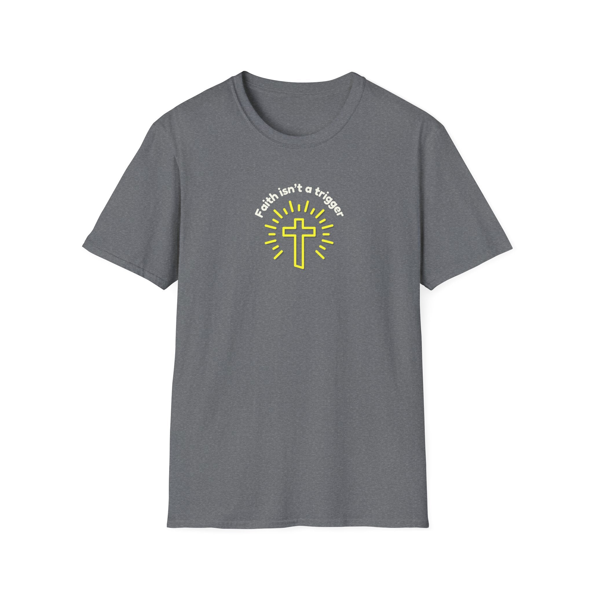 Men's Soft Relaxed tee - Faith isn't a trigger