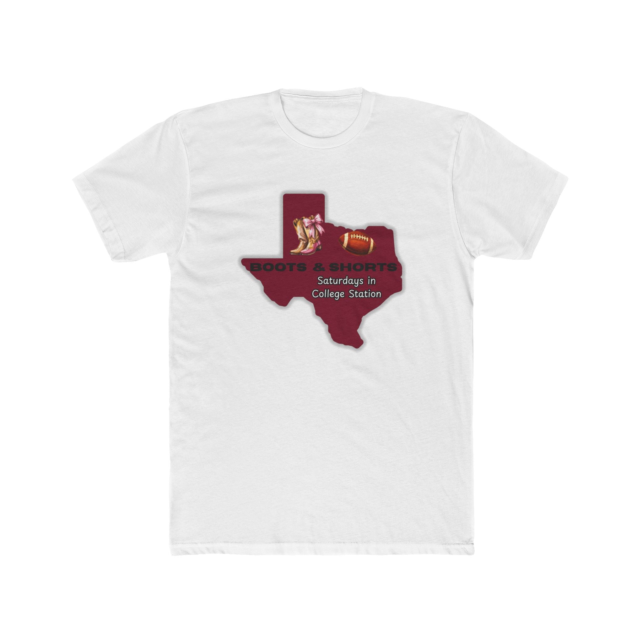 Cotton Comfort Tee - Men & Women -  "Aggies" "Football" "boots"