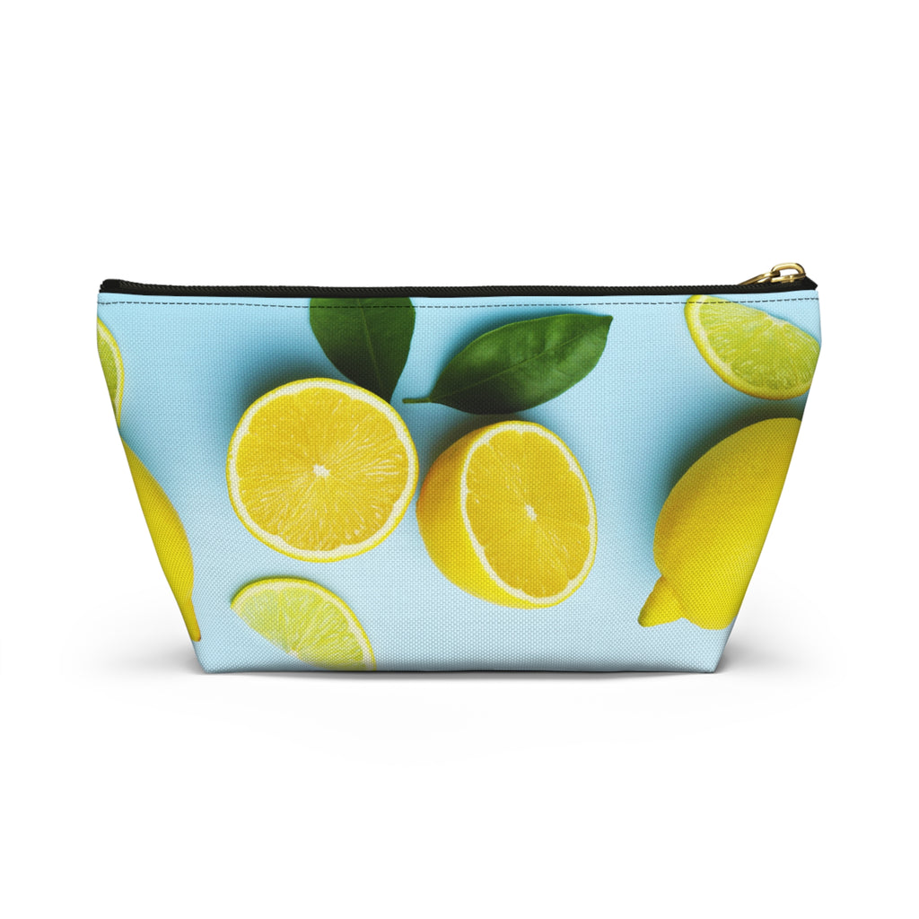 Accessory Pouch w T-bottom - Lemons