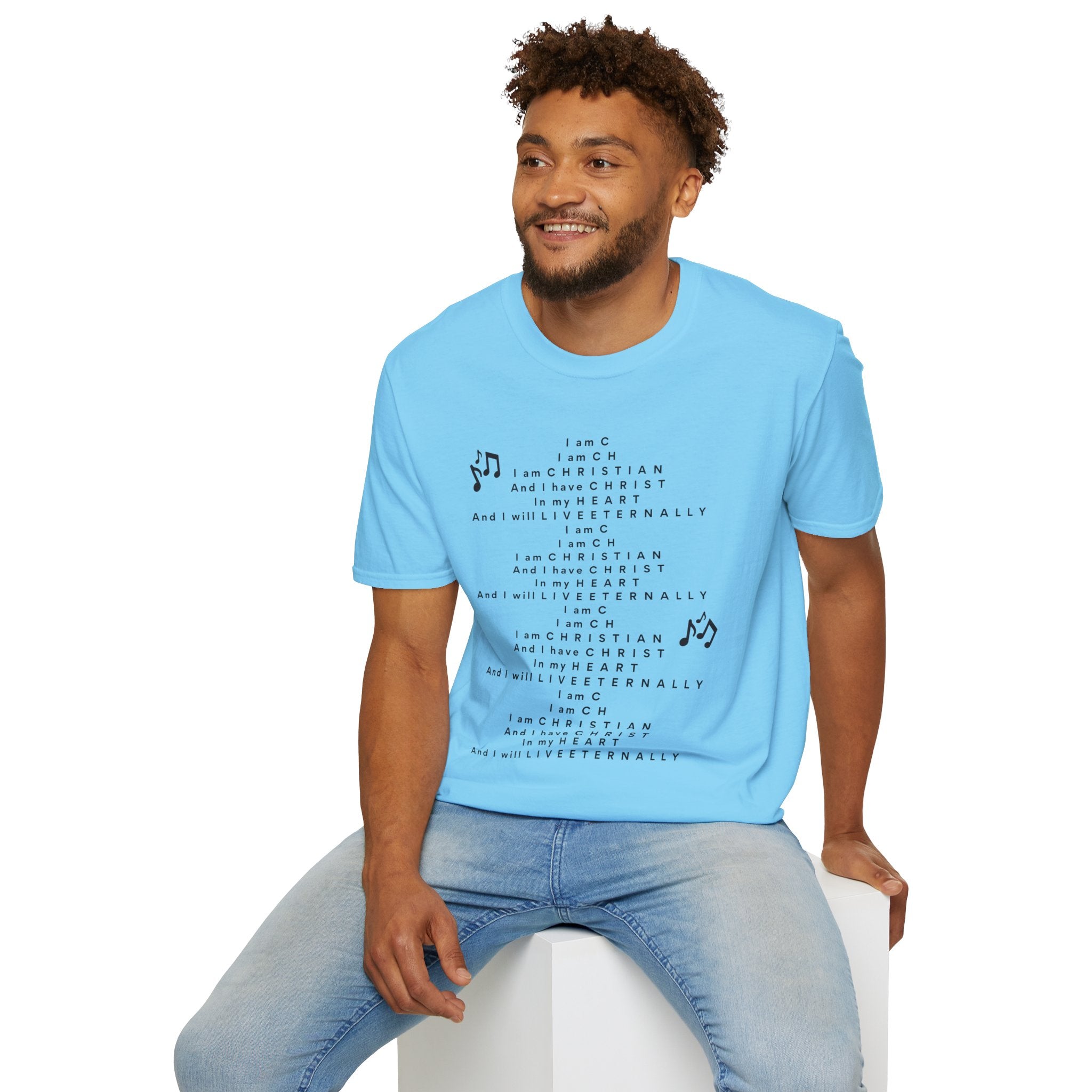 Men & Woman Softstyle T-Shirt - "C-h-r-i-s-t-i-a-n" "Song"