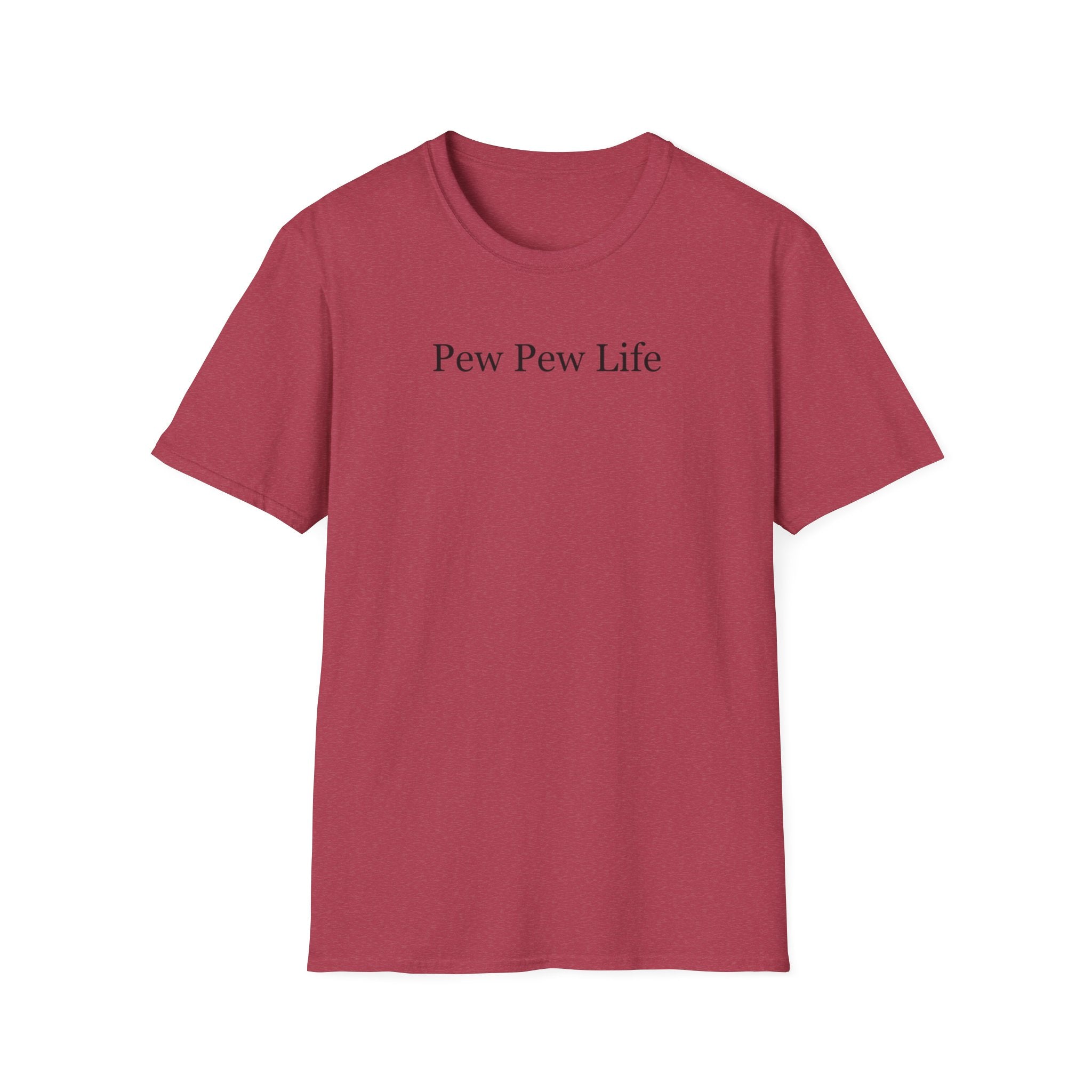 Relaxed Men's Tee - Pew Pew Life