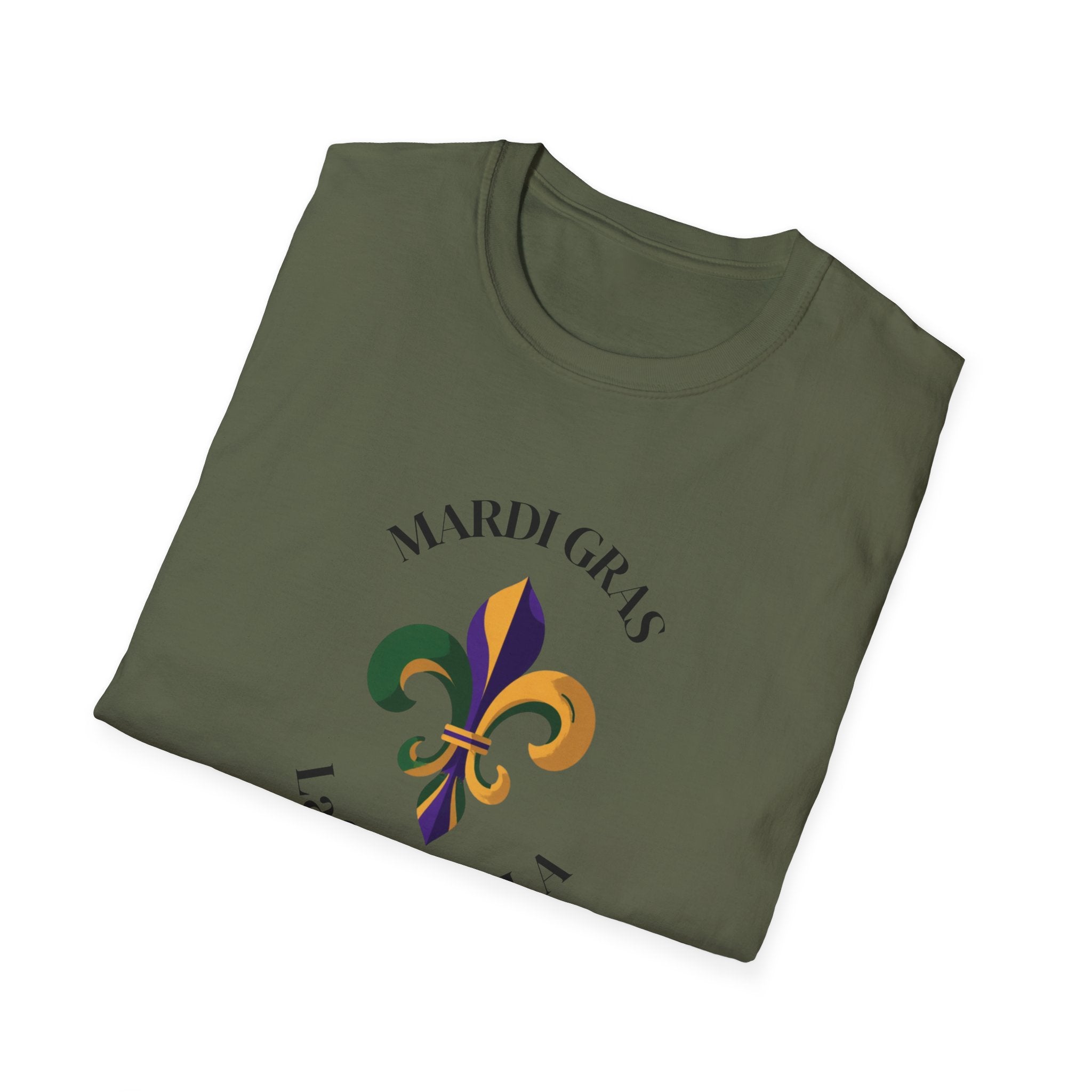 Relaxed Tee Men and Women  Mardi Gras Lafayette La