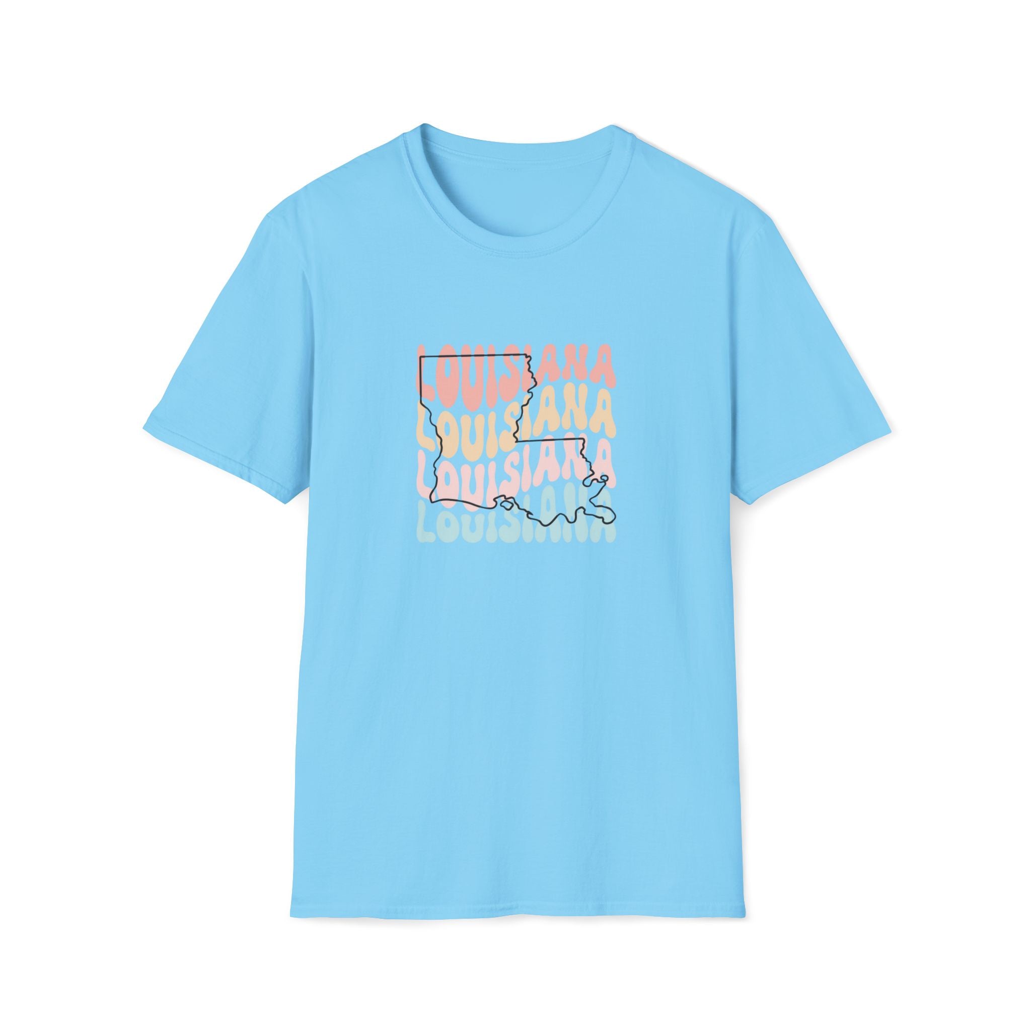 Womens Soft Relaxed Tee - Louisiana