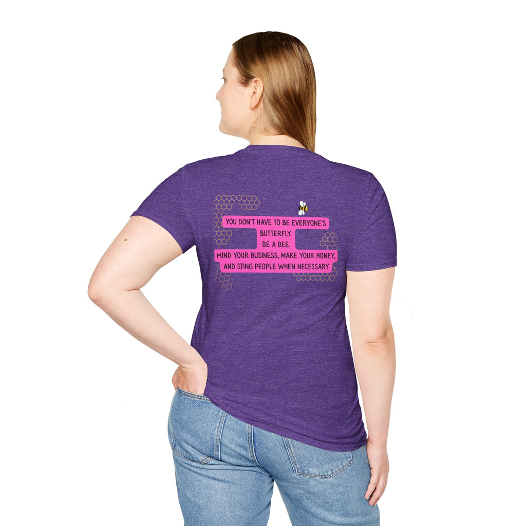 Ladies Soft Relaxed Tee - Be a Bee Funny