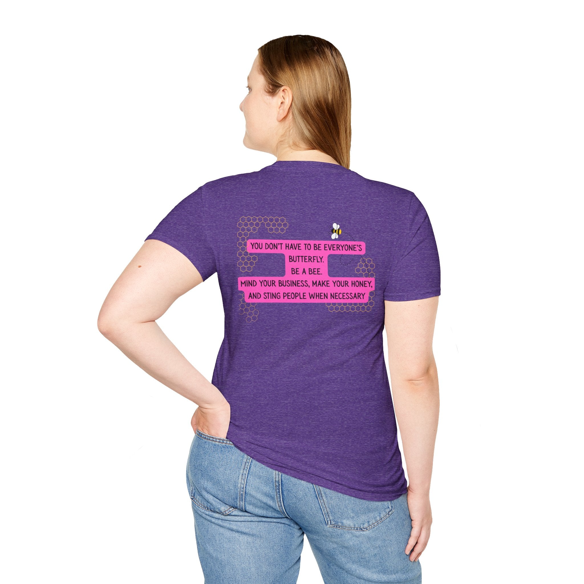 Ladies Soft Relaxed Tee - Be a Bee Funny