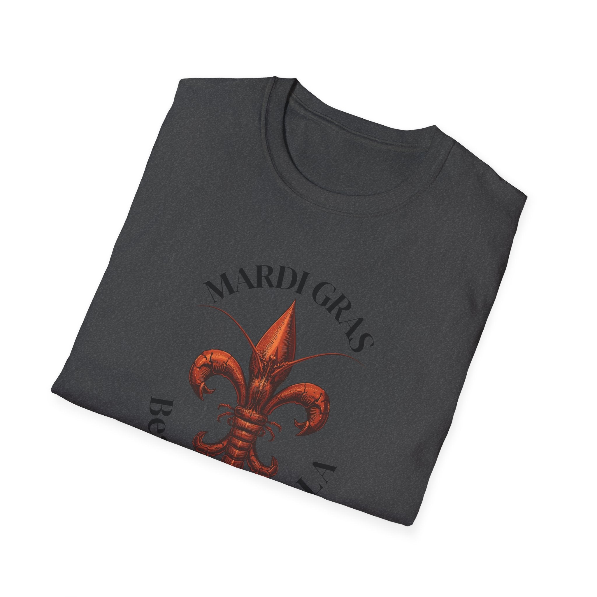 relaxed mens tee - beaux bridge mardi gras