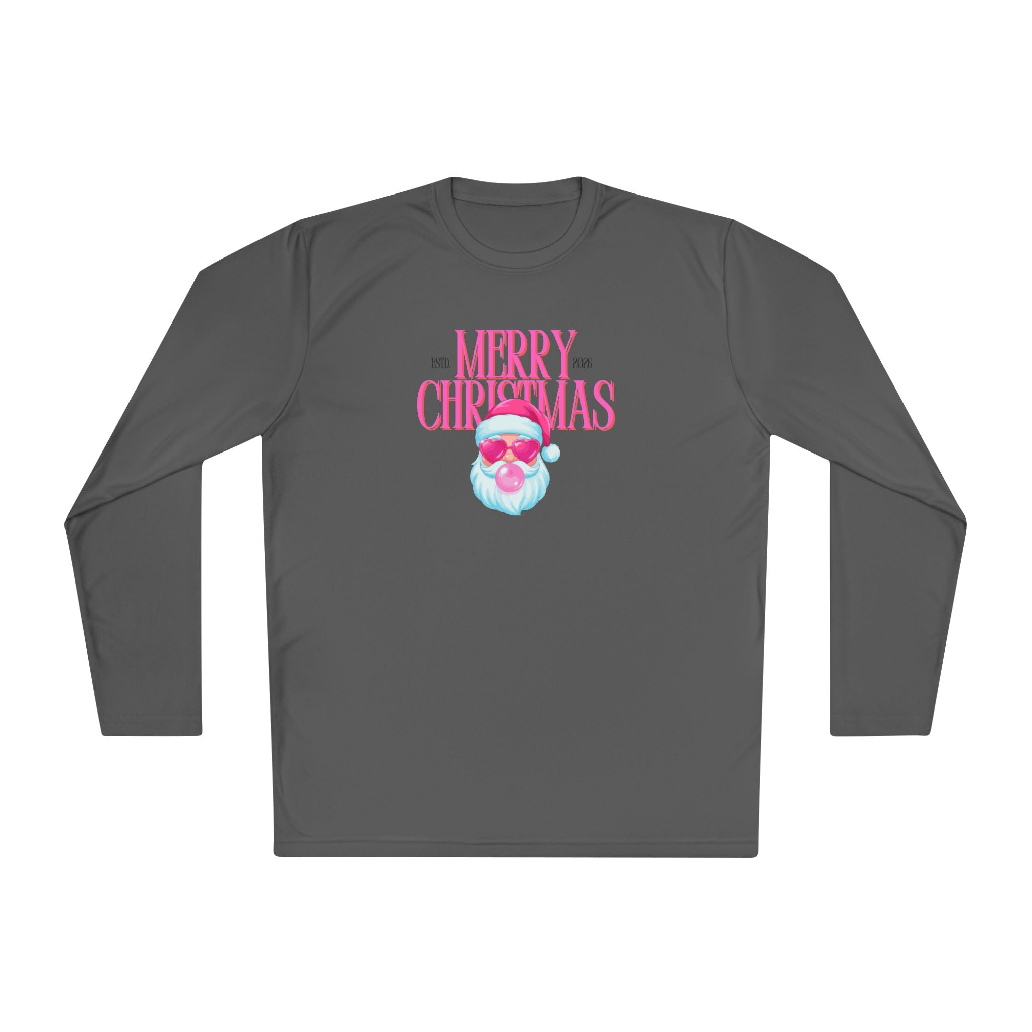 Lightweight Long Sleeve Tee - Women's - Santa Bubble Gum - Semi Fitted