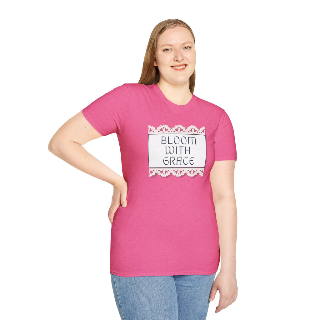 Women's Soft Relaxed Tee -  Bloom with Grace