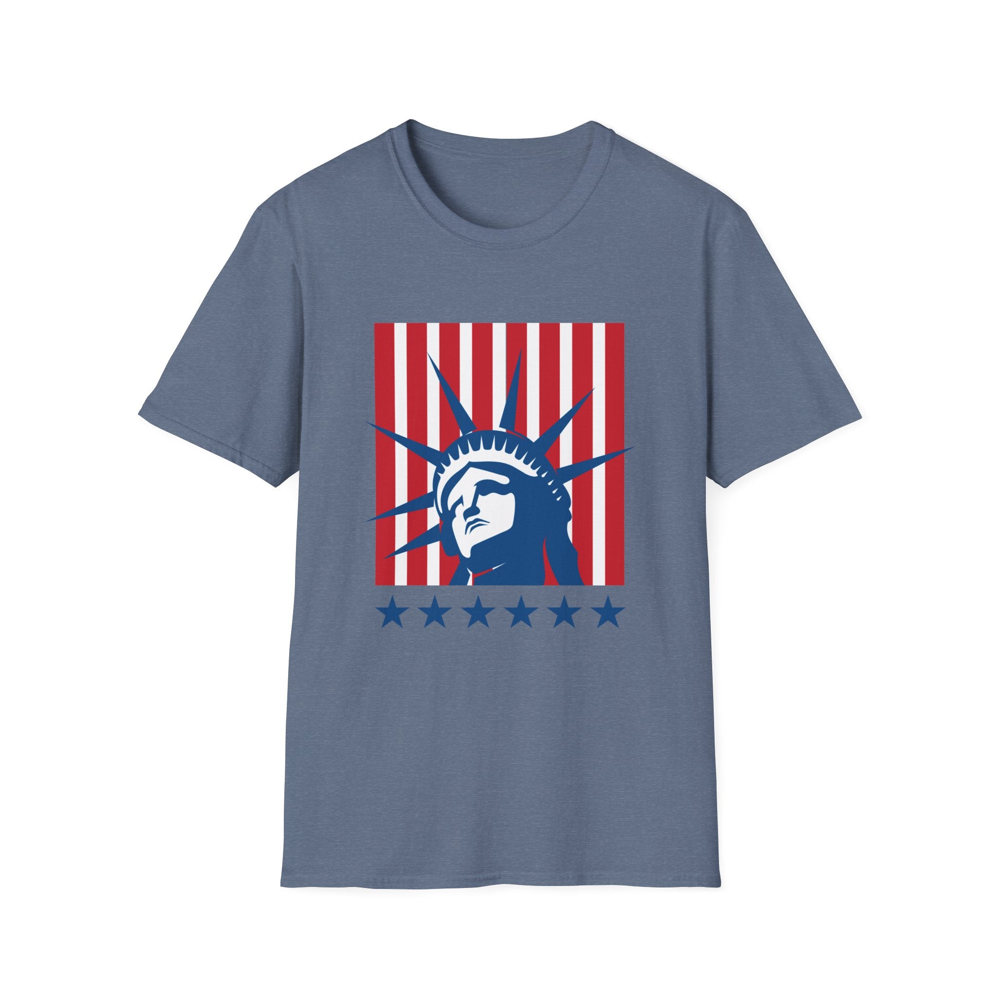Relaxed Tee for Men & Women- Statue of Liberty