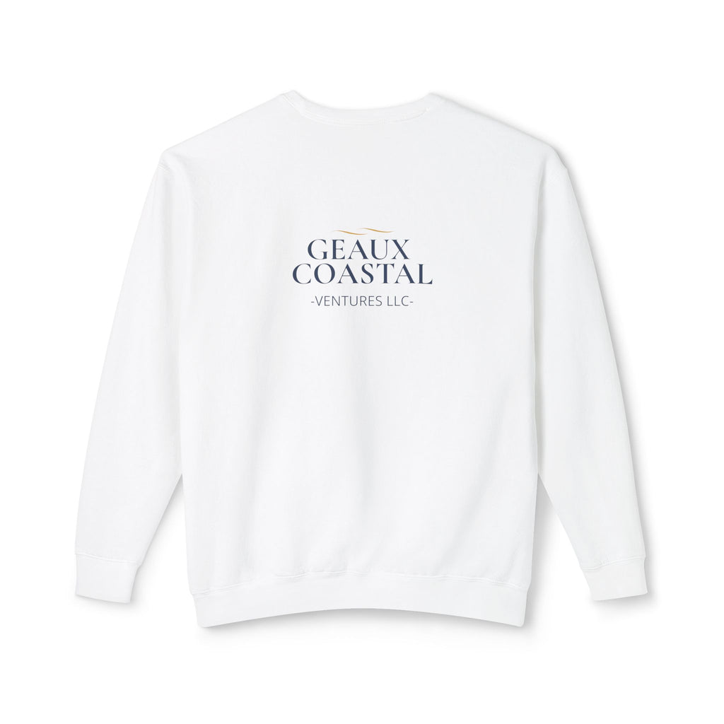 Ladies Lightweight Crewneck Sweatshirt - Champagne is addicted to me