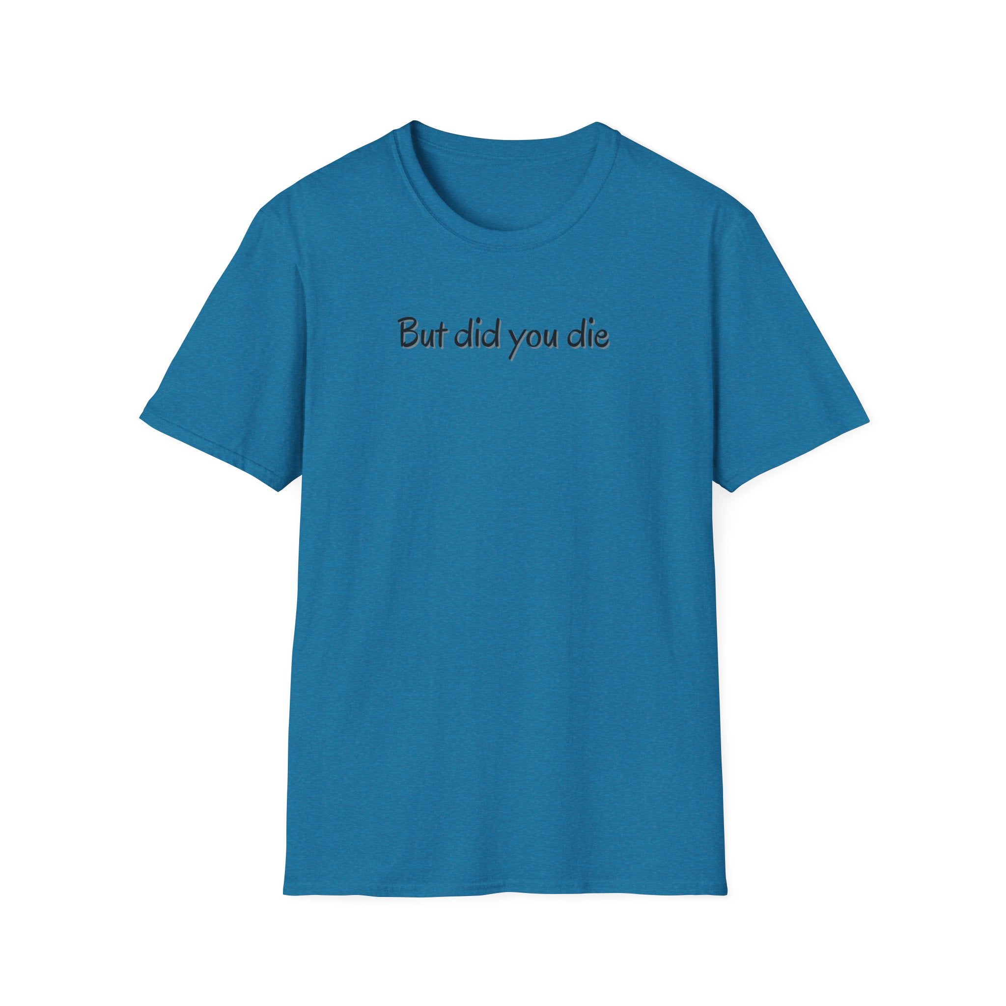 Soft Relaxed Thin Tee- Men or Women - But did you die