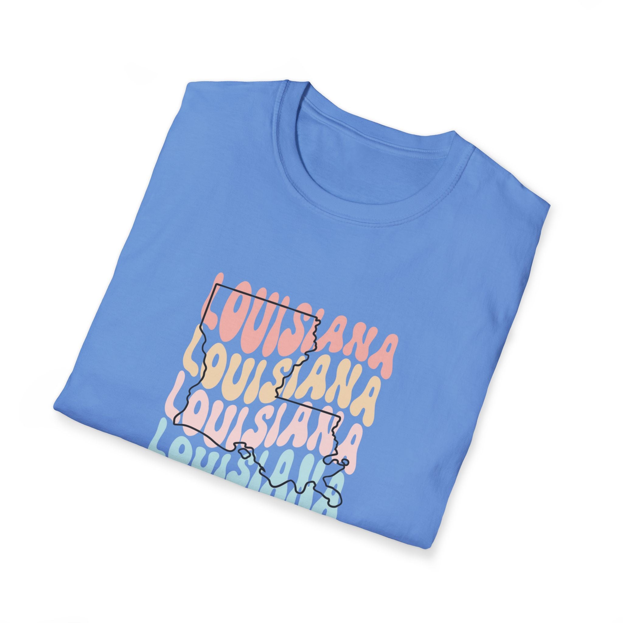 Womens Soft Relaxed Tee - Louisiana