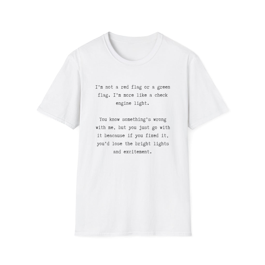 Men and Women Soft Relaxed T Shirts - Green light