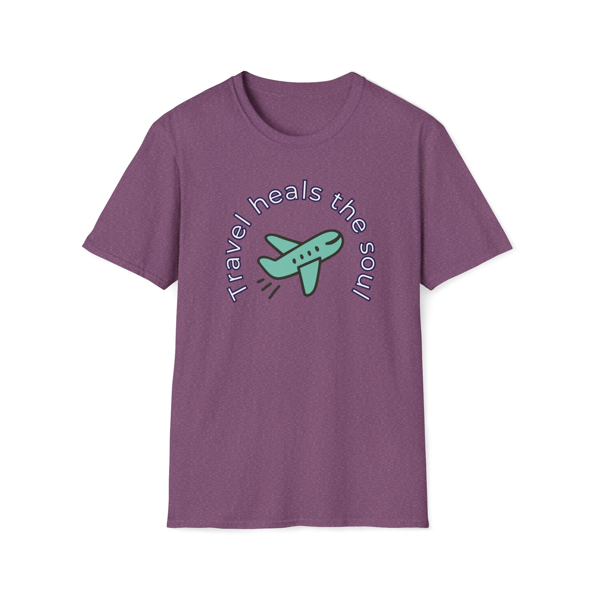 Comfty Woman's  Softstyle T-Shirt - "Travel"  "Heals The Soul"