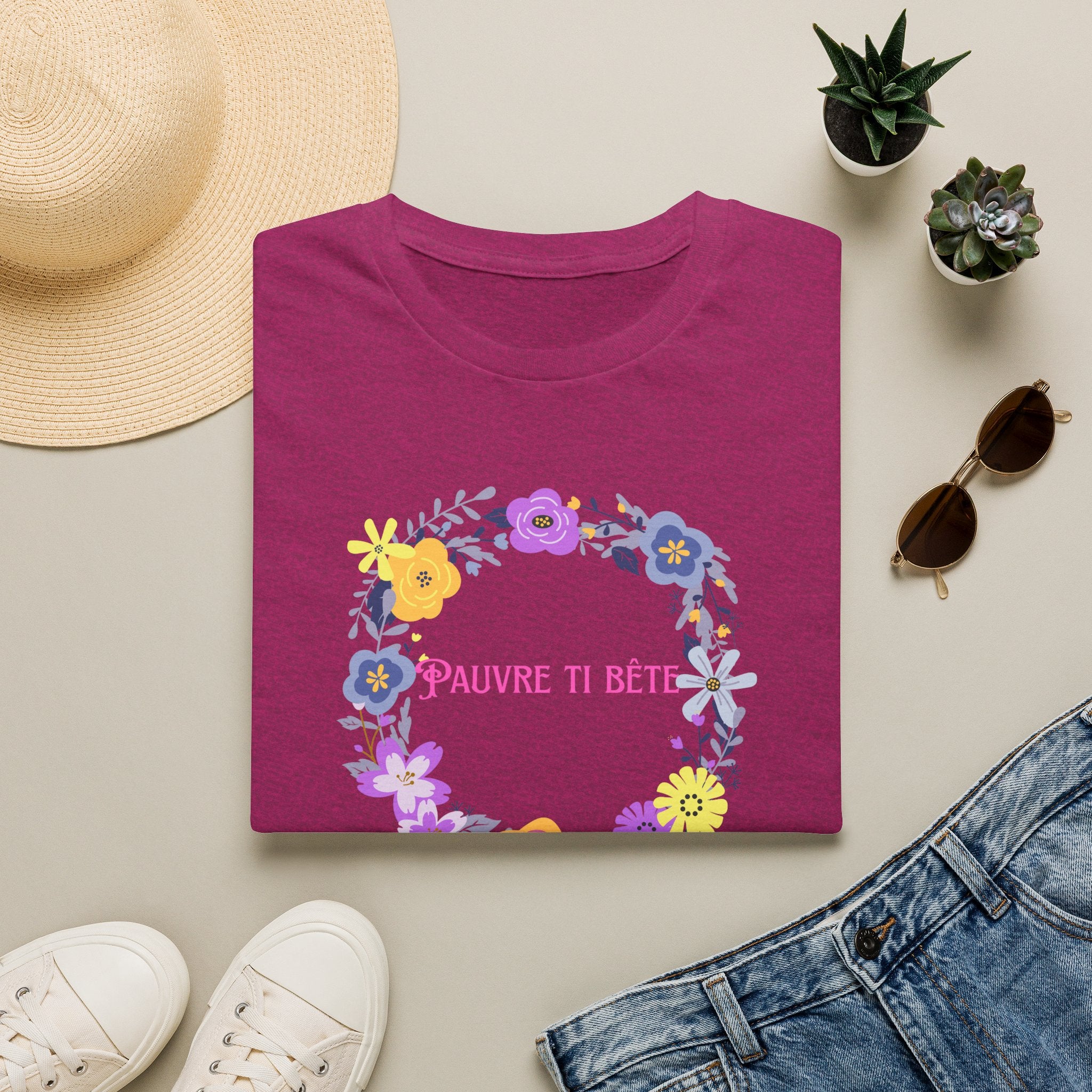 Ladies More Relaxed Soft T Shirt - Pauvre ti bête