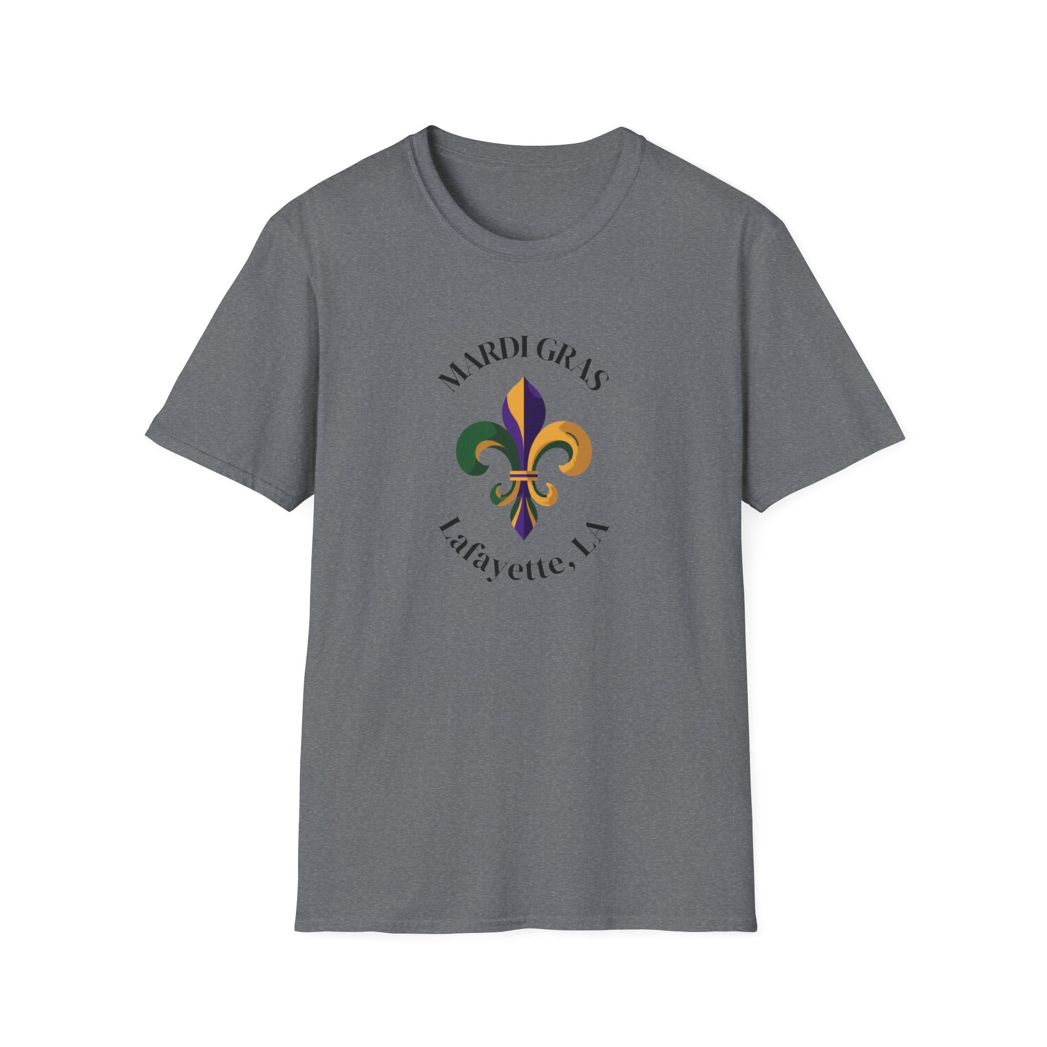 Relaxed Tee Men and Women  Mardi Gras Lafayette La