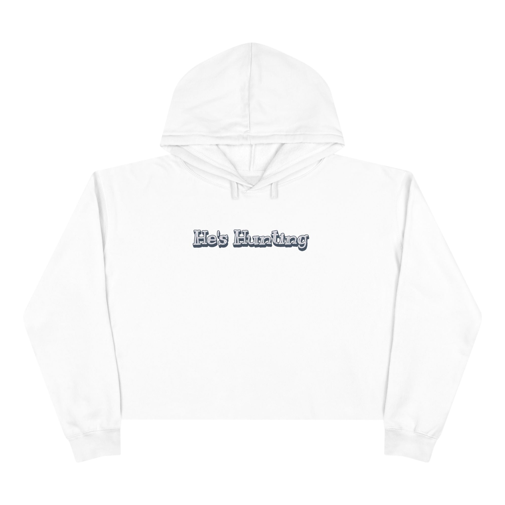 Crop Hoodie - Relaxed Fit for the Girls - He's Hunting in pastels