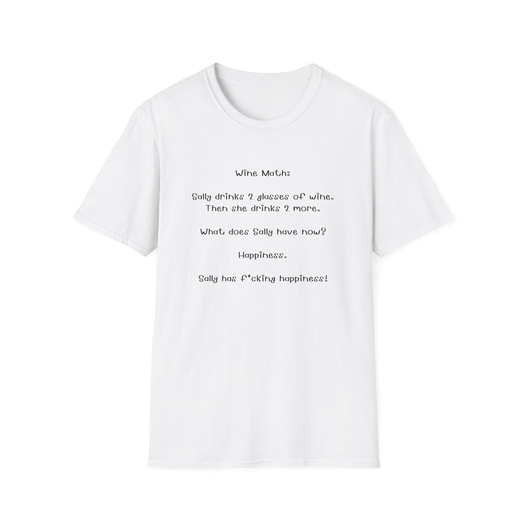 Woman Soft T Shirt - Regular Fit - Wine Math