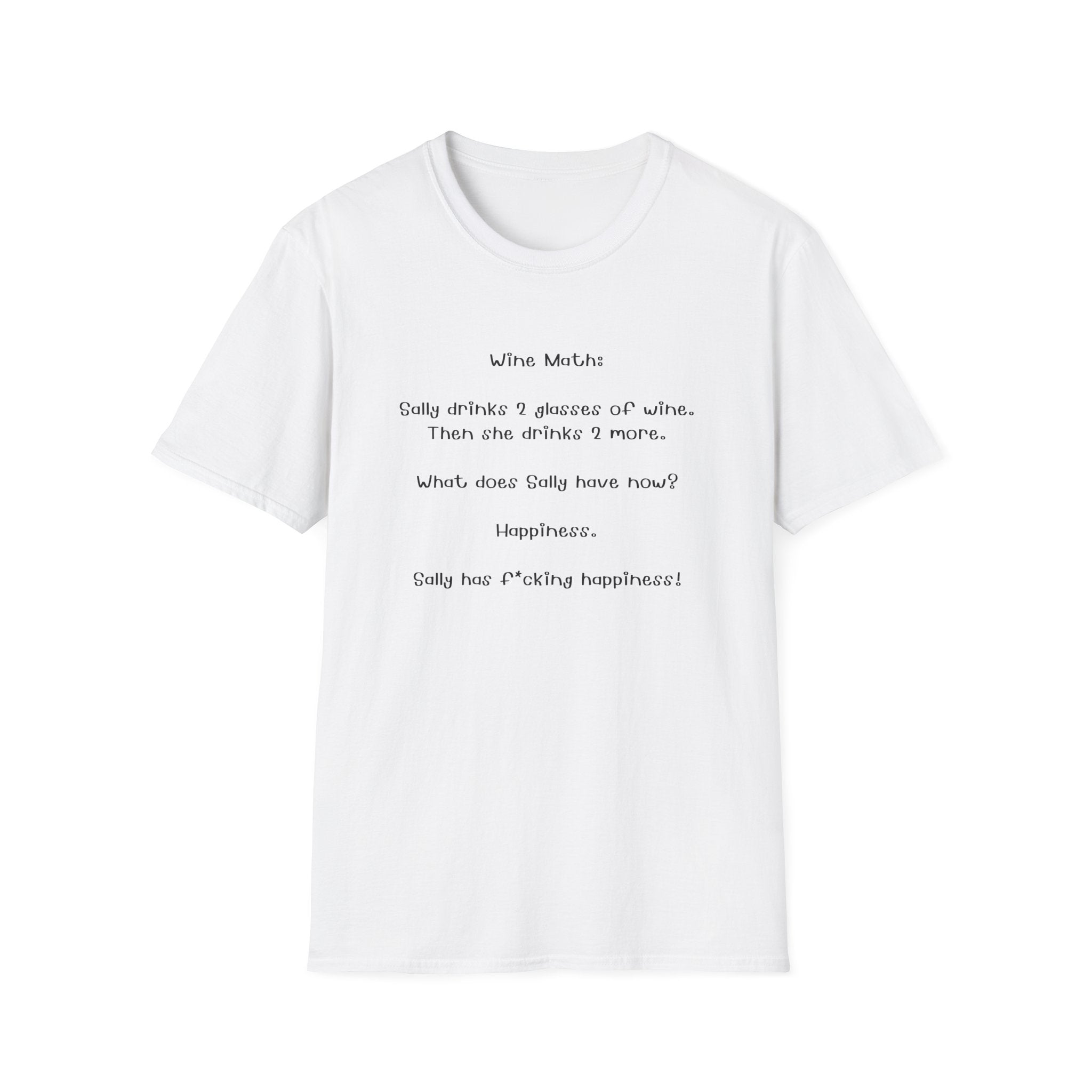 Woman Soft T Shirt - Regular Fit - Wine Math
